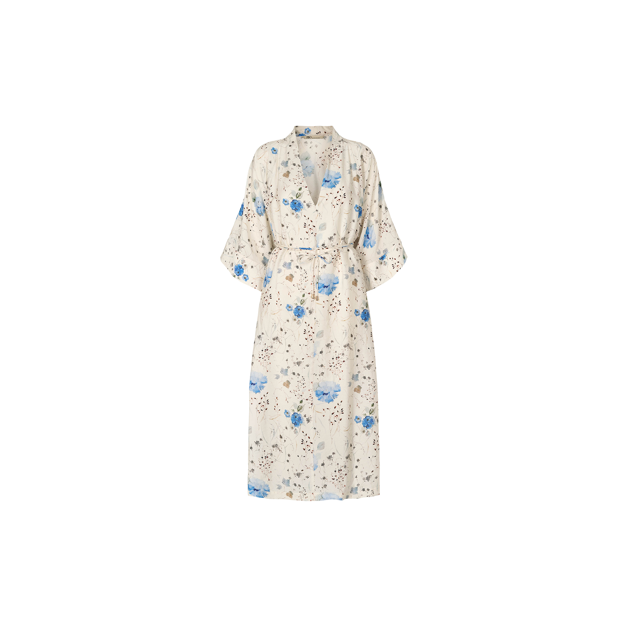 PBO - 5111PBOCamil dress, light flower - Str. 42