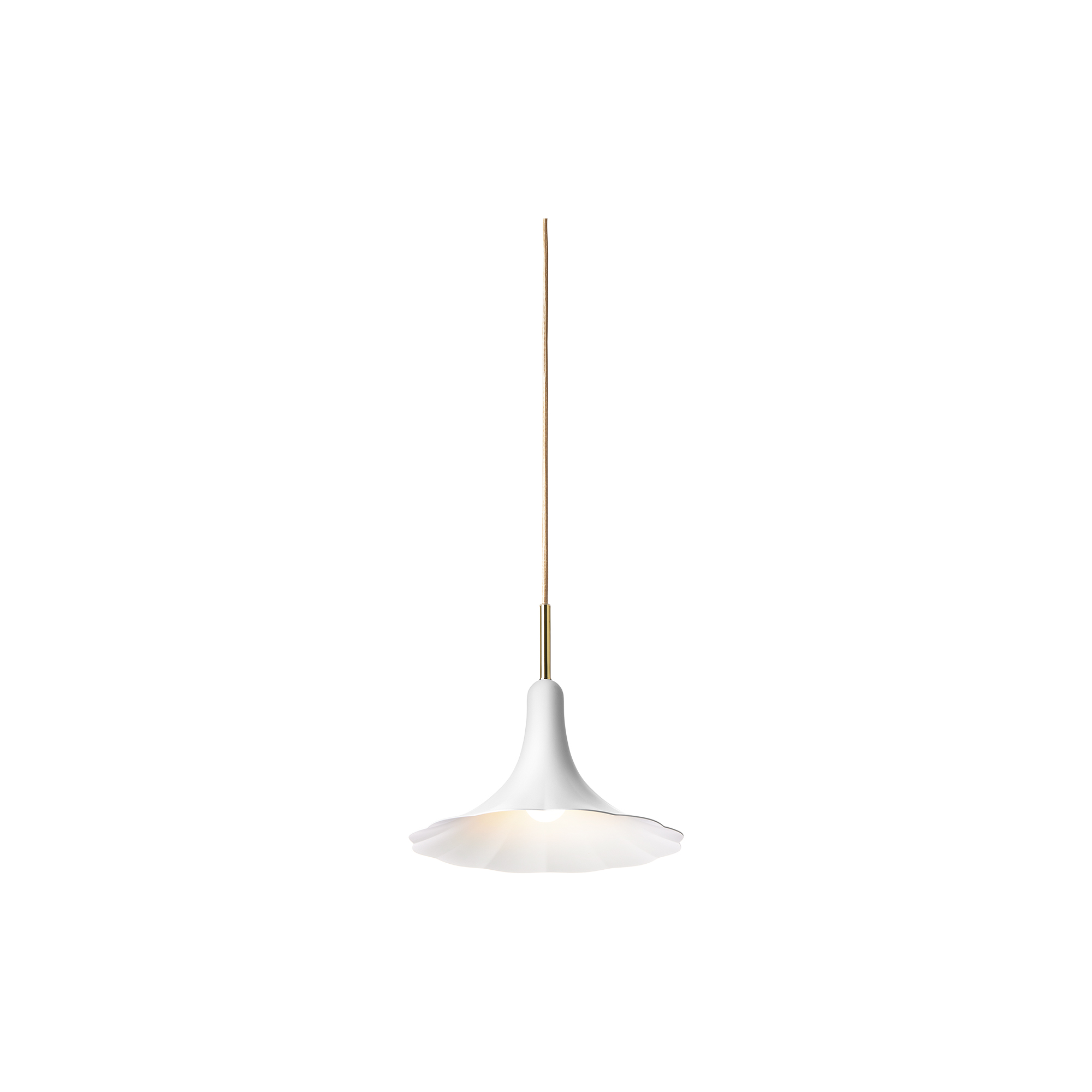 Nuura - Petalii 1 Pendant, polished brass