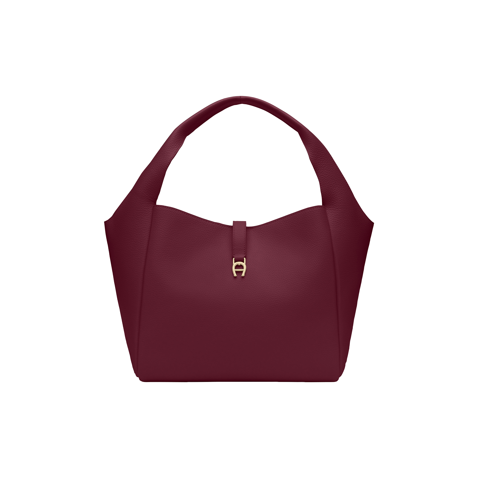 Aigner - Zaira Hobo Bag | Medium | Burgundy | Skuldertaske - Medium