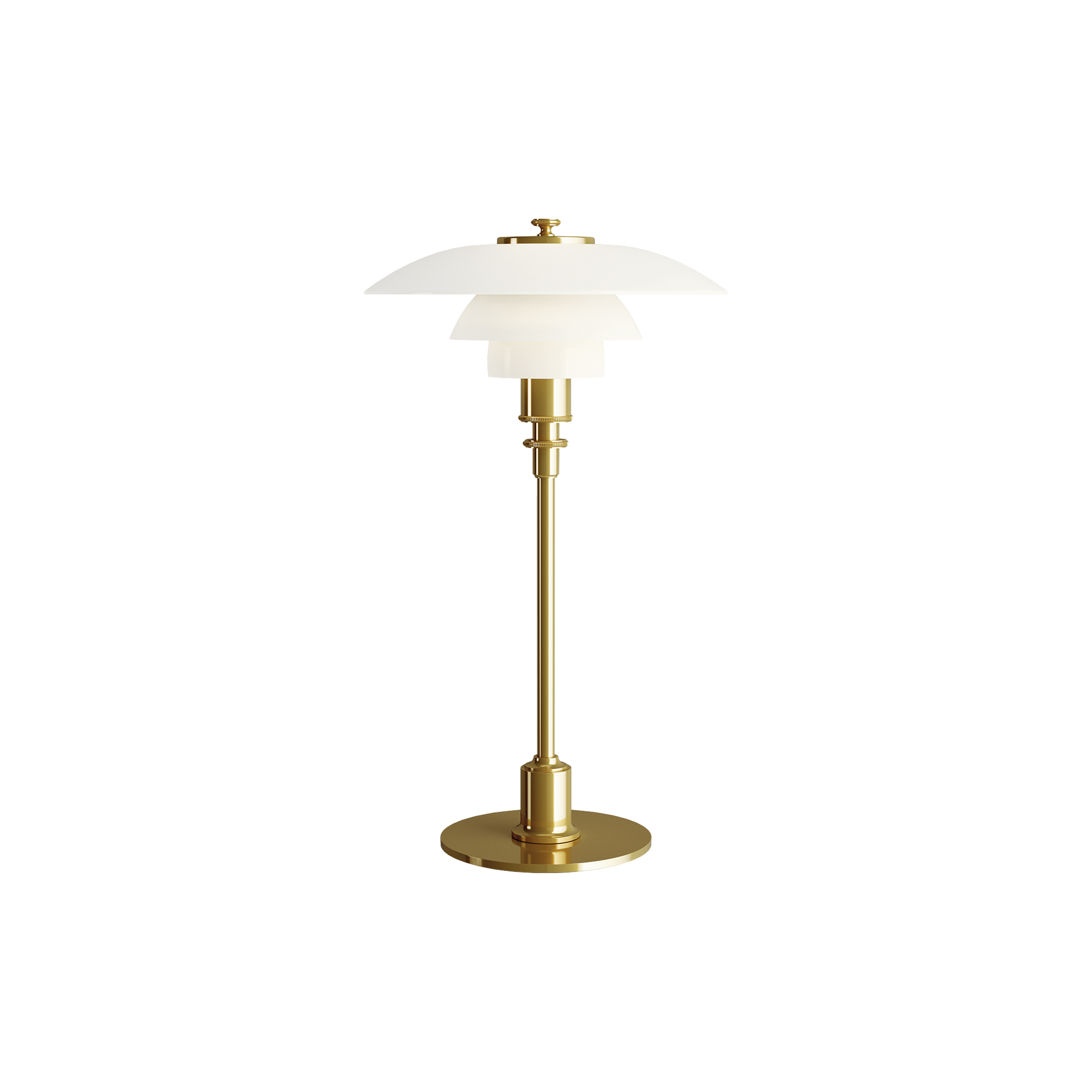 Louis Poulsen - PH 2/1 bordlampe, brass