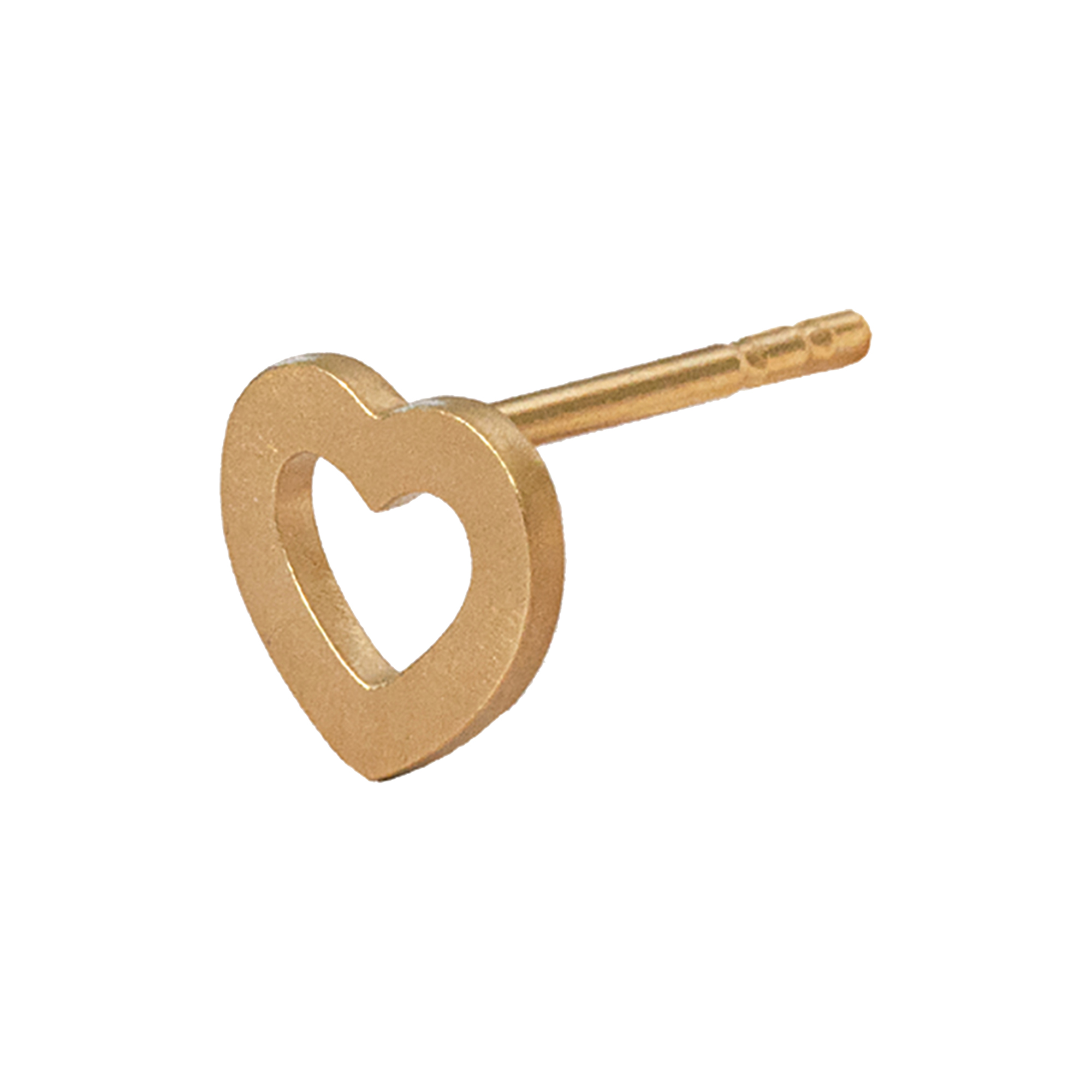 Stine A Jewelry - Petit Open Love Heart Earring Single, gold