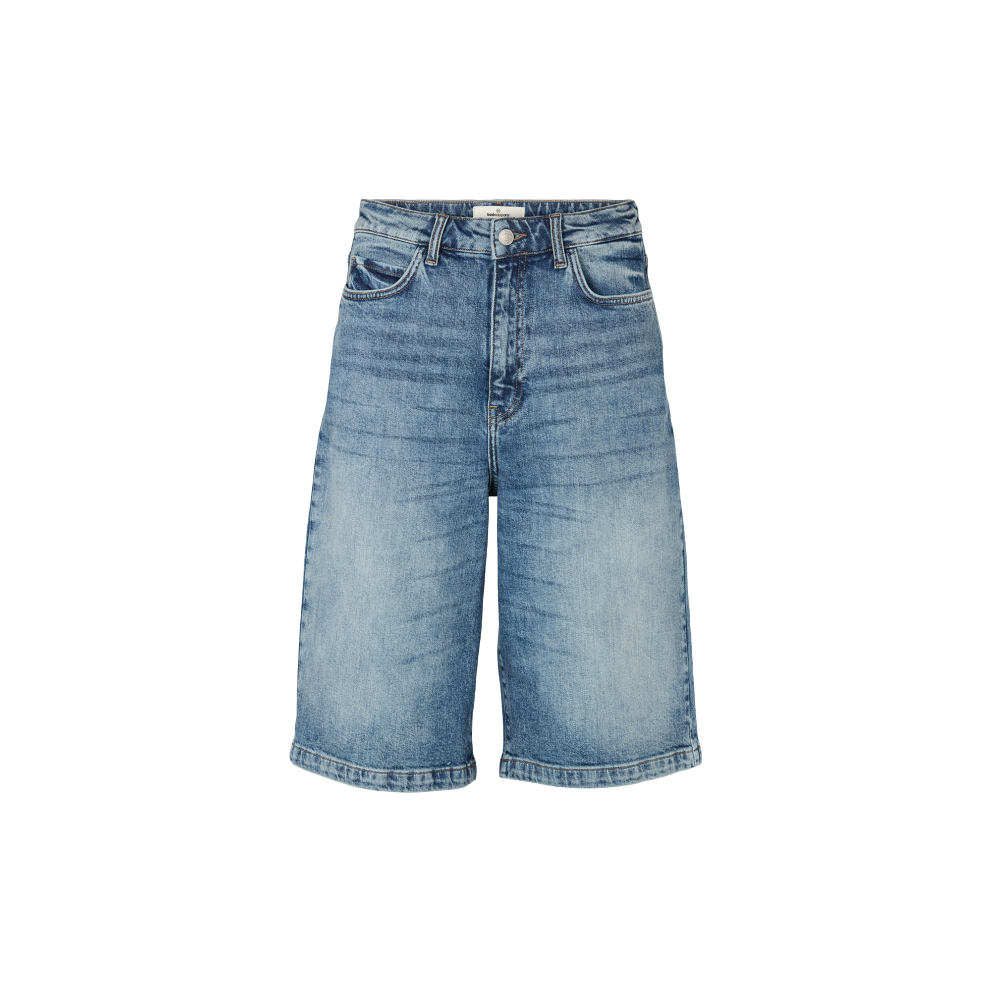 Basic Apparel - Ea Stone W. Shorts, stone washed denim - Str. M