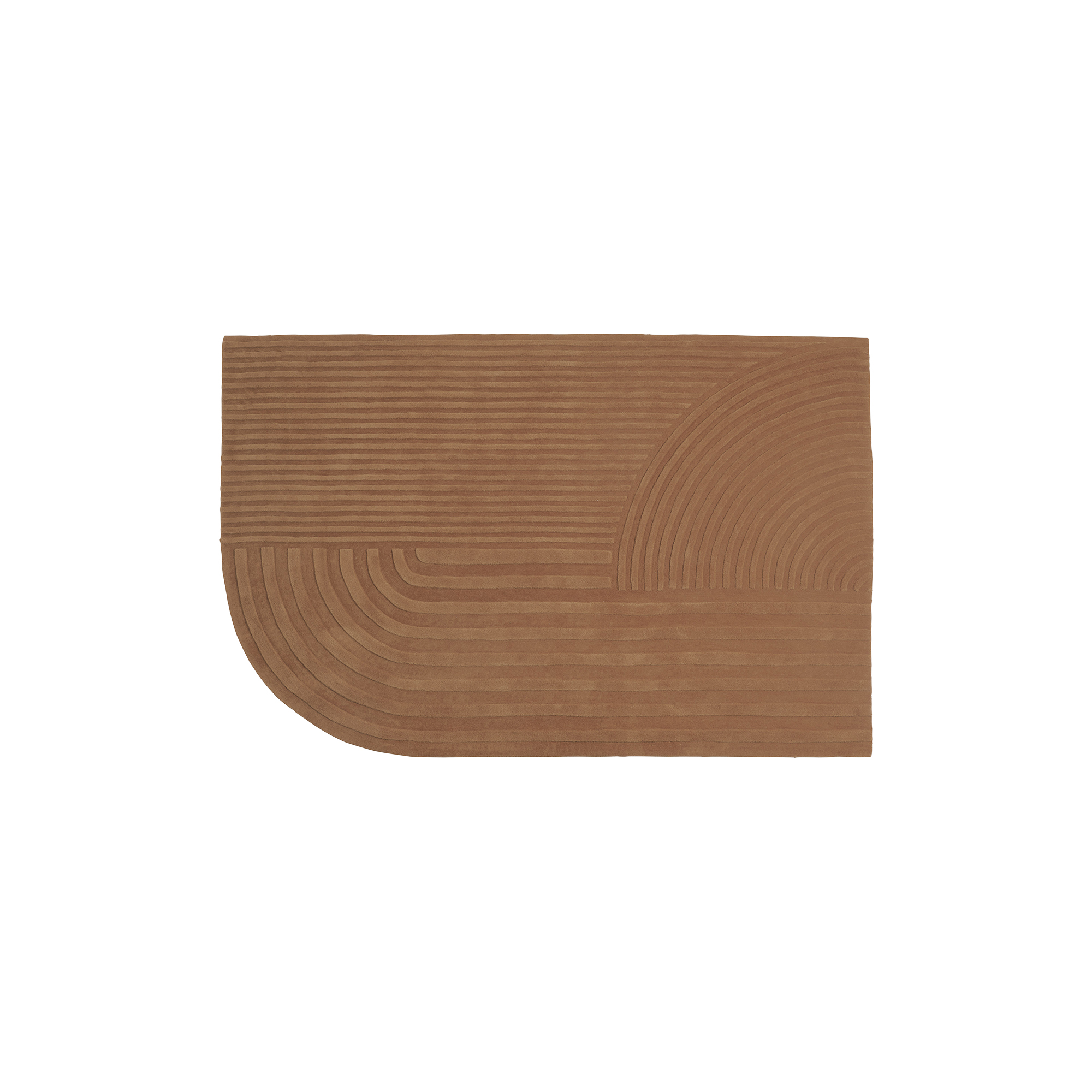 Muuto - Relevo Rug, burnt orange - 200x300 cm