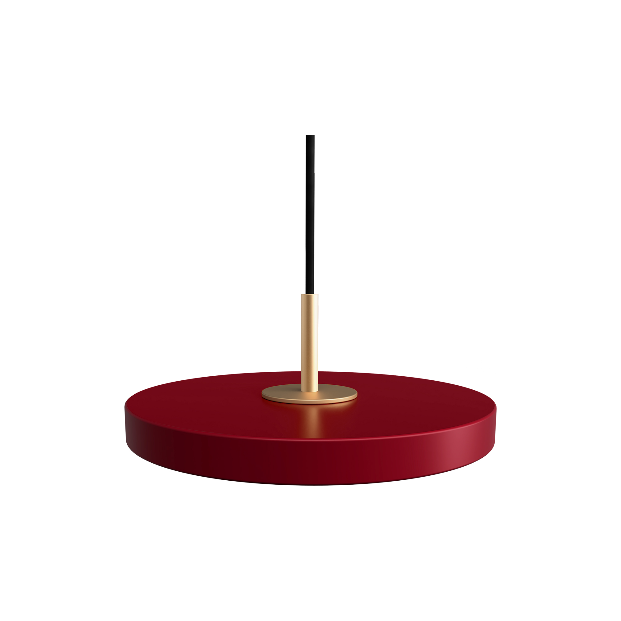 UMAGE - Asteria Micro Pendant, ruby red/brass
