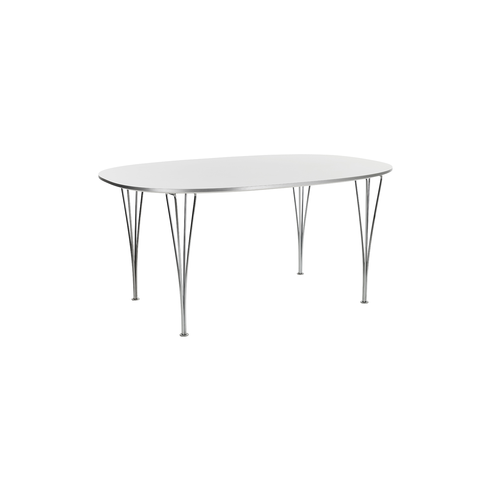 Fritz Hansen - FH B611 Superellipse spisebord, hvid - B611