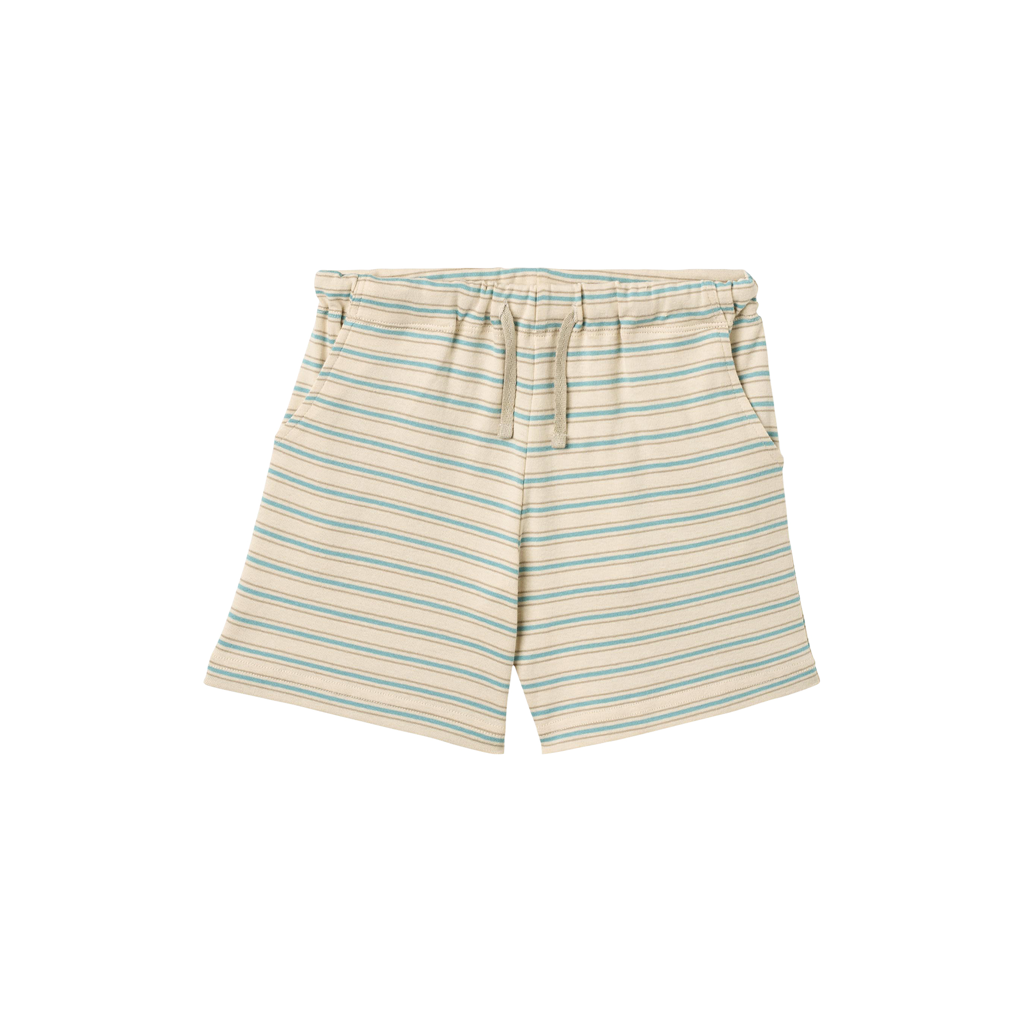 Wheat - Jersey Shorts Kalle, spring lake stripe - Str. 6Y-116