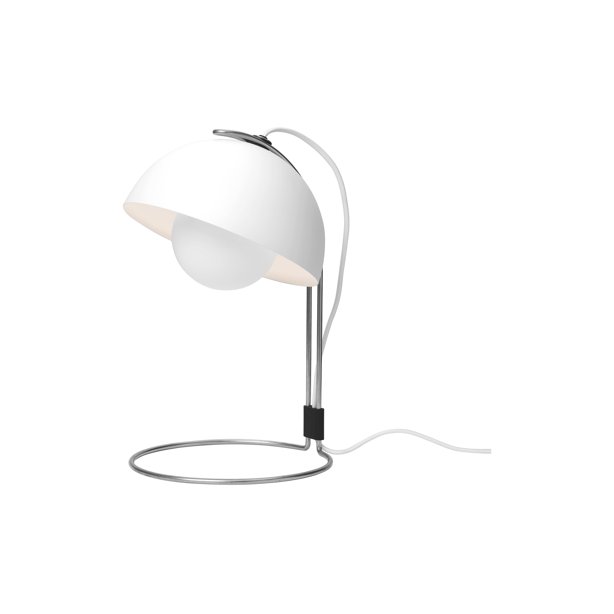 &Tradition - Flowerpot VP4 Table Lamp, matt white - H: 35,9 x Ø 23 cm.