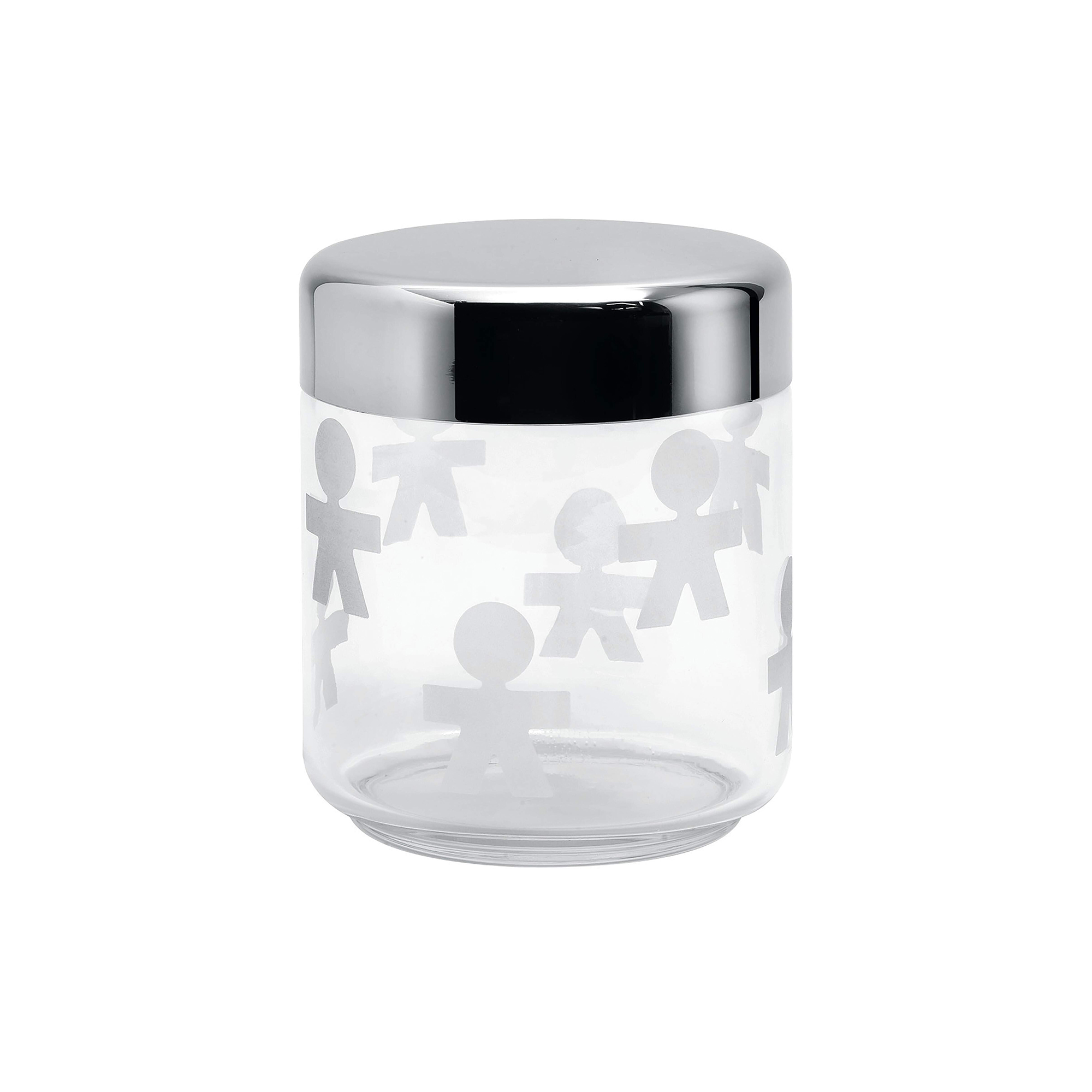 Alessi - Girotondo opbevaringsglas, 75 cl - H: 12,3 x Ø 10,5 cm.