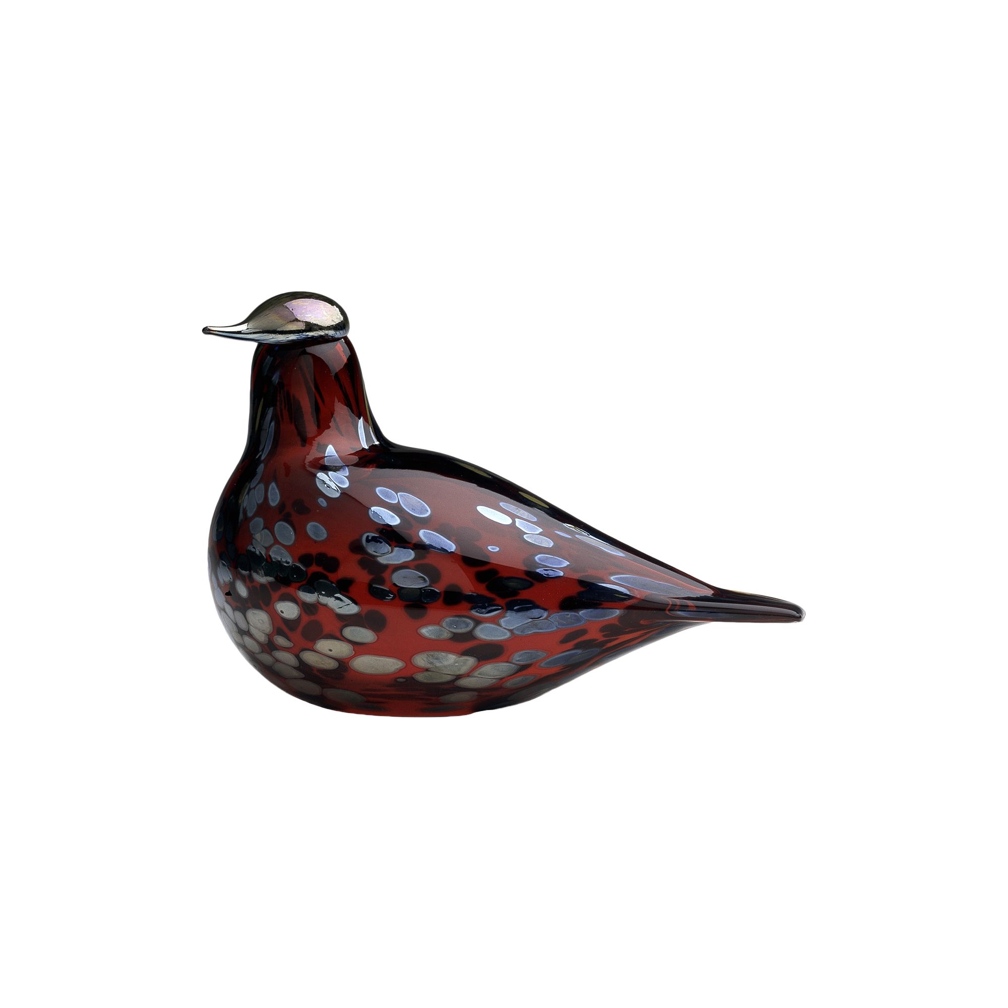 Iittala - Birds by Toikka Rubin Nattergal Tranebær - 20x15,5 cm.