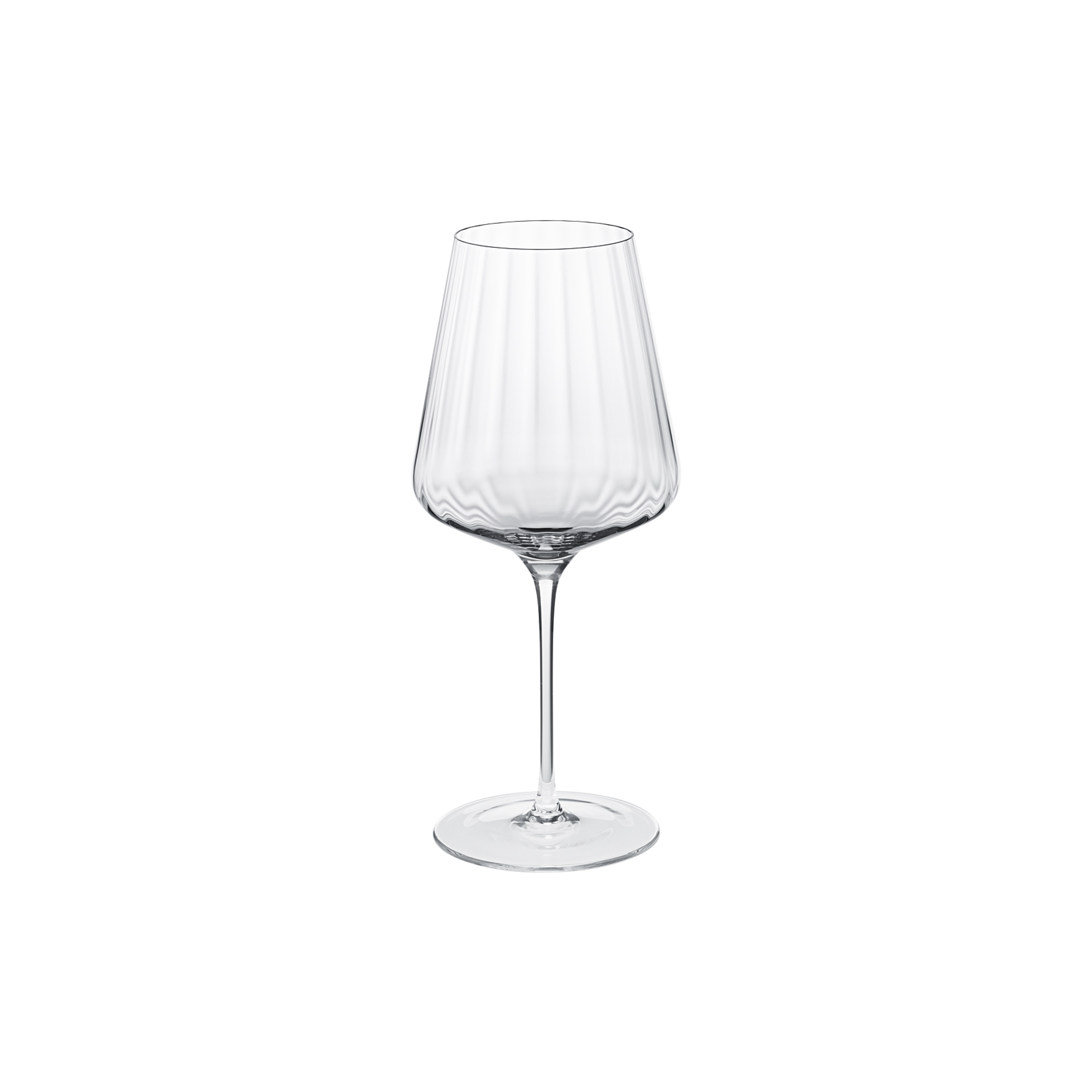 Georg Jensen - Bernadotte rødvinsglas 6 stk. - H: 22,5 x D: 10 cm.