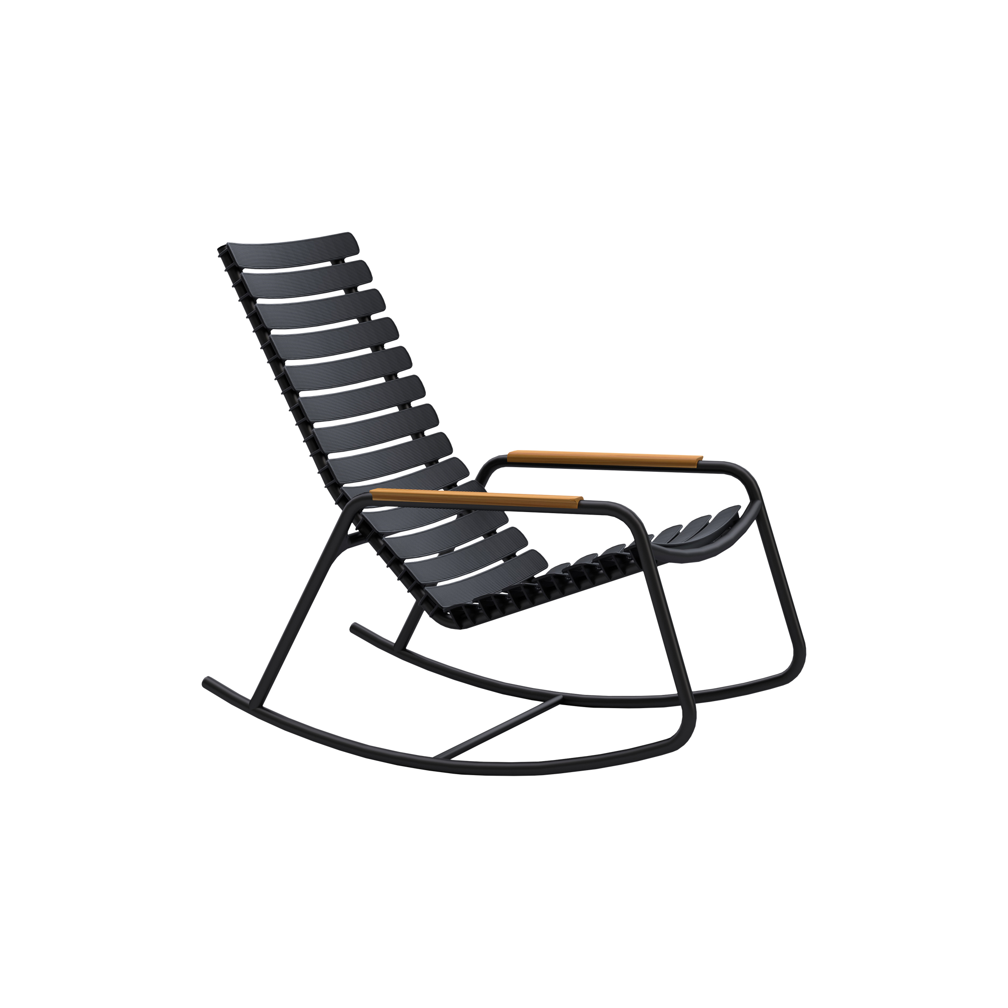 HOUE - ReCLIPS bambus gyngestol, black