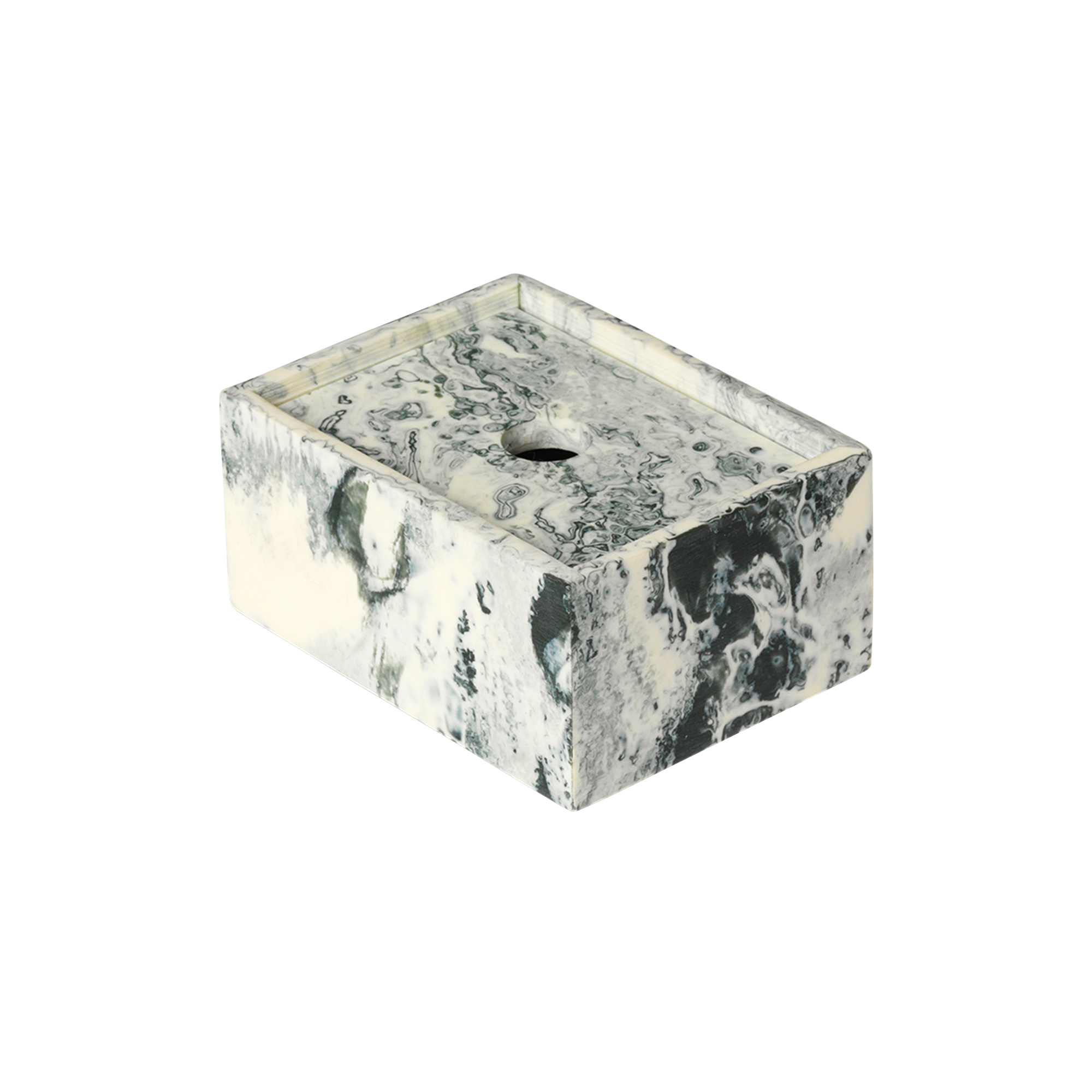 Ferm Living - Mist Box 7,5x10, emerald off-white - 7.5x10 cm