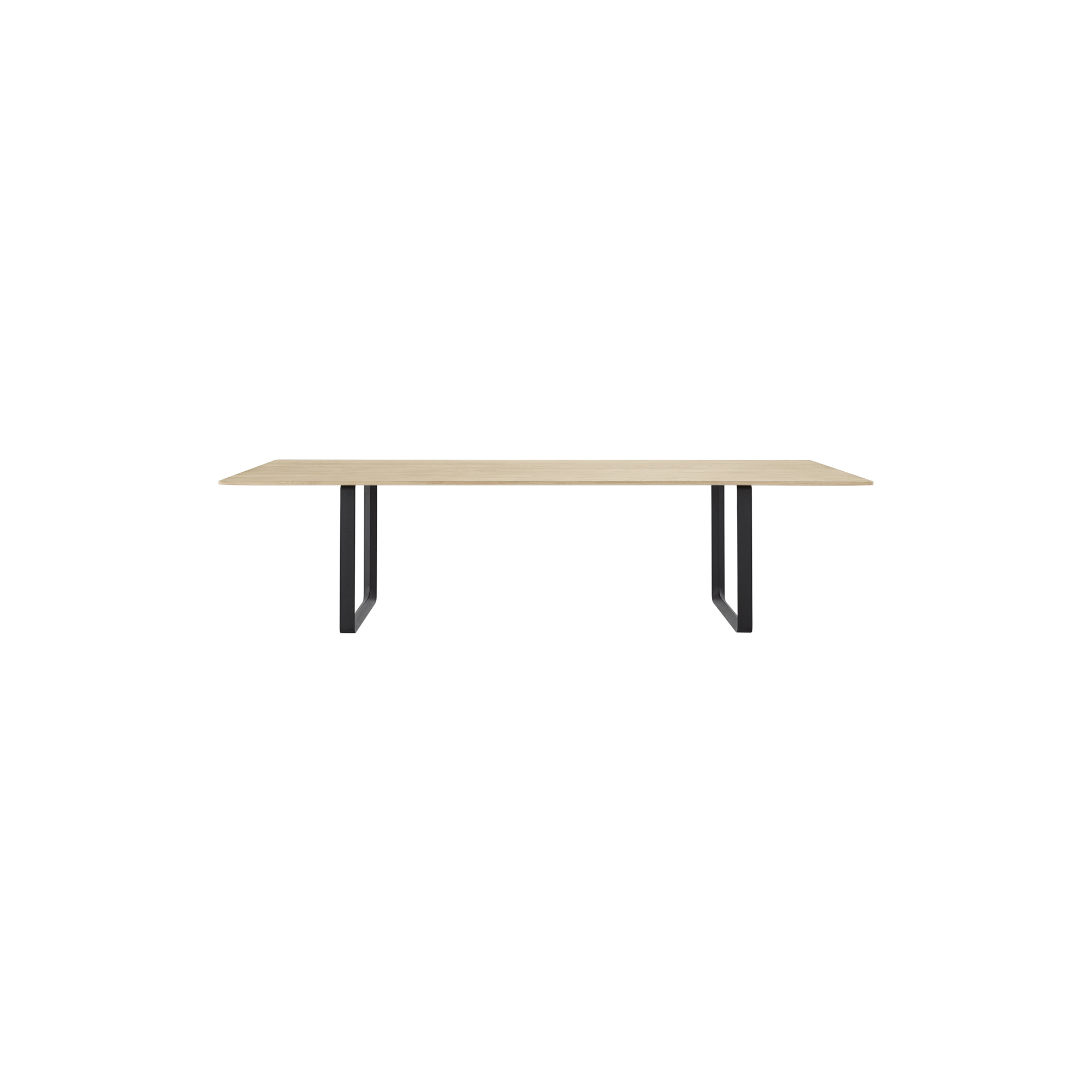 Muuto - 70/70 Table, solid oak/black - 295x108 cm
