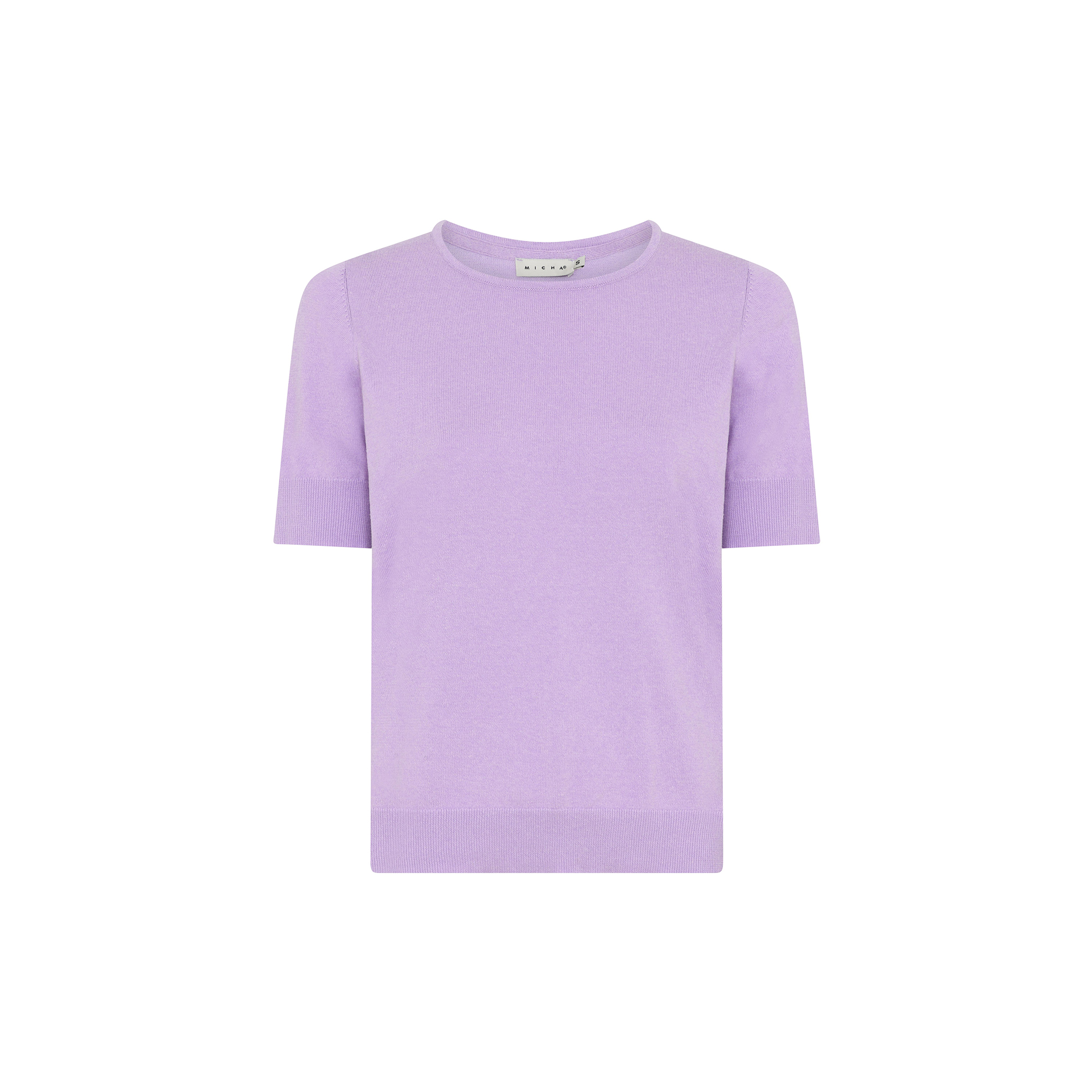 Micha - BB Melange Cotton Knit, lilac melange - Str. L