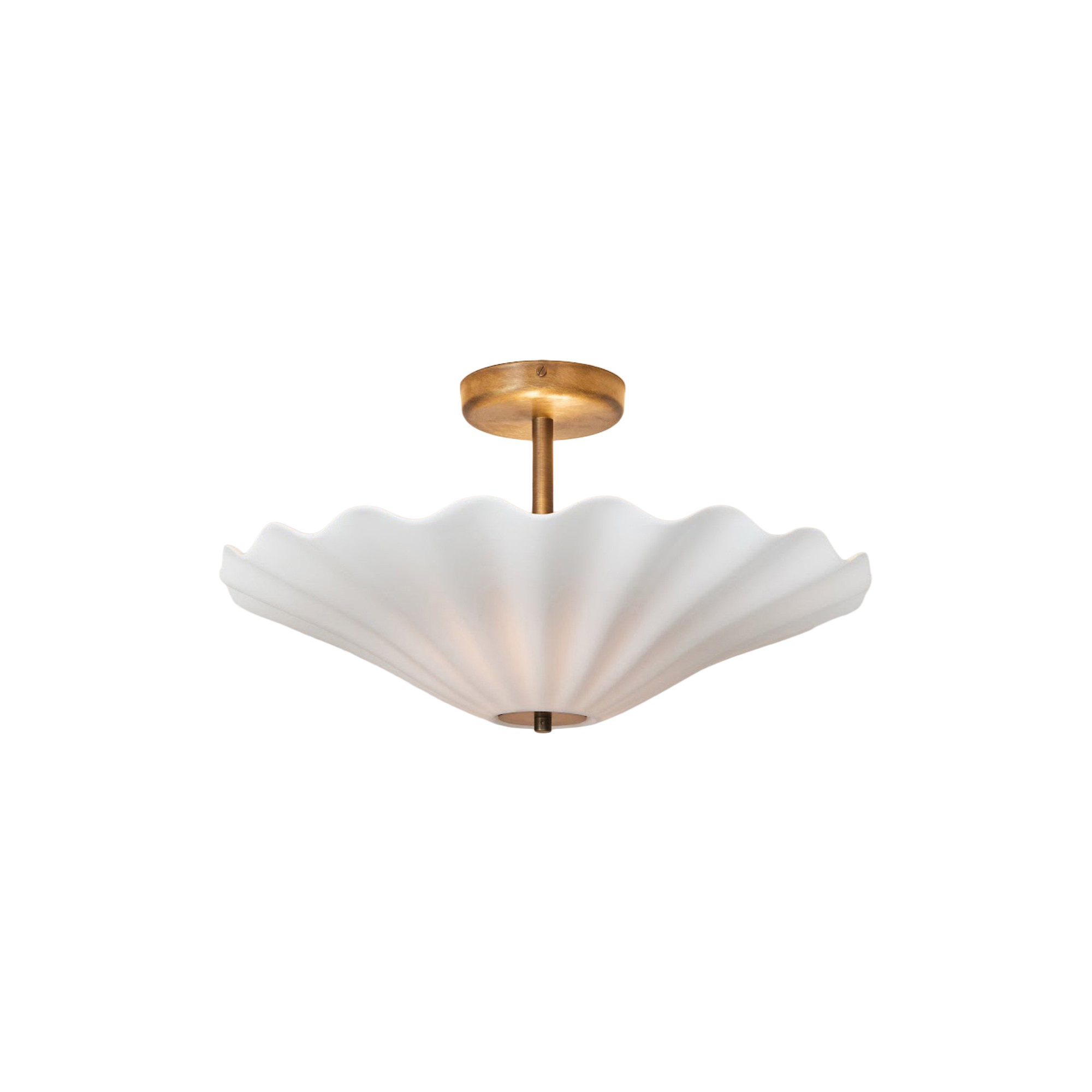 Original BTC - Christie Ceiling Light, antique brass