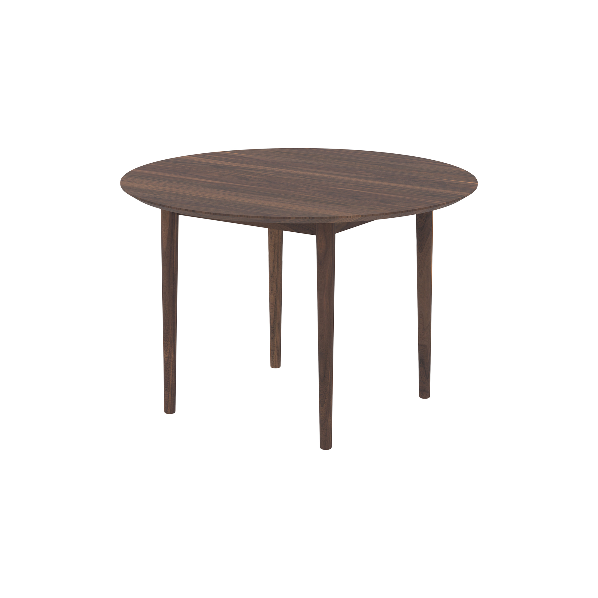 Bernh. Pedersen & Søn - BPS119 Table, oiled walnut, Table No. 119 - Ø115 cm