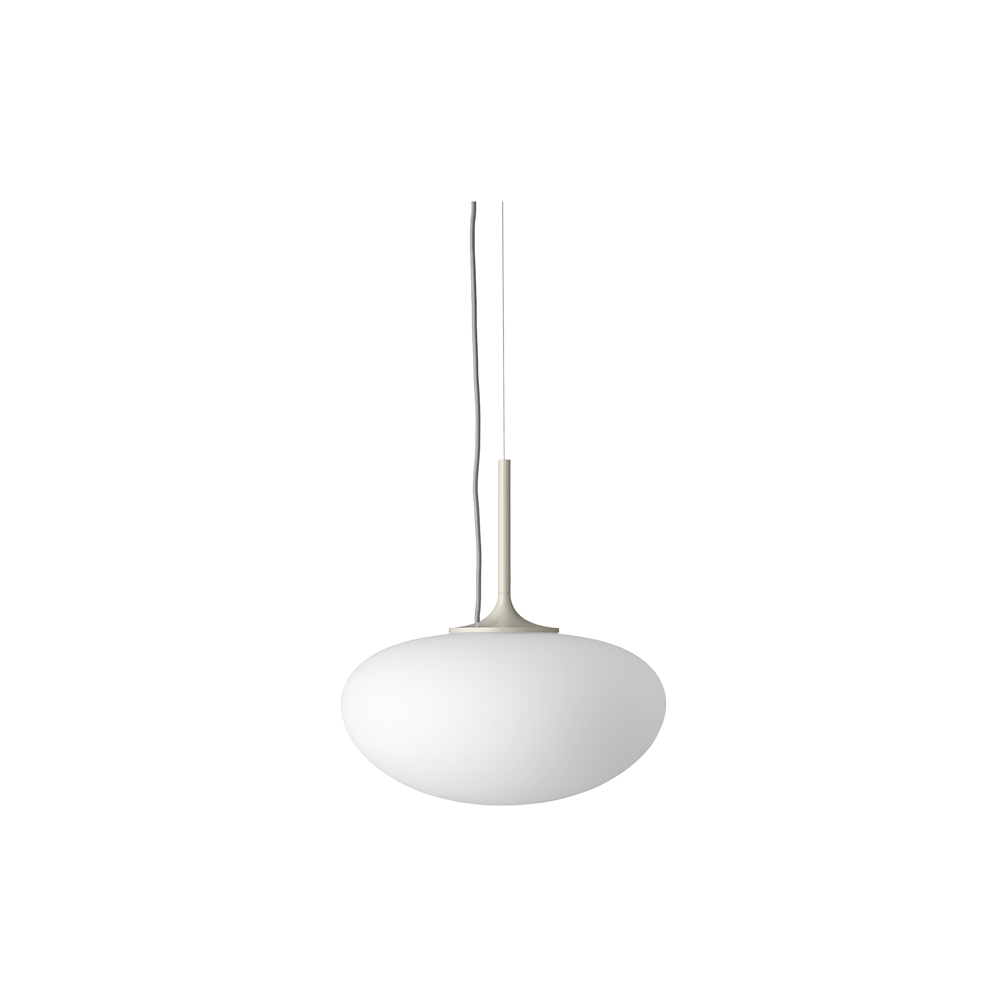 GUBI - Stemlite Pendant, pebble grey - H: 36,5 x Ø 38 cm.