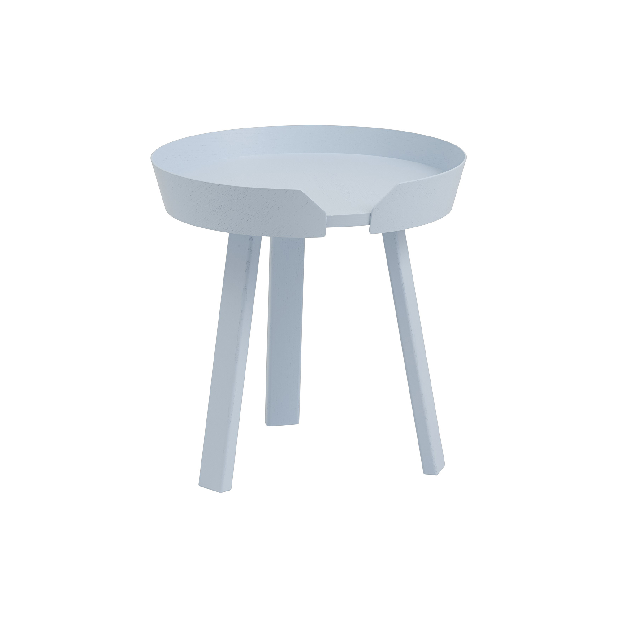 Muuto - Around Coffee Table, light blue - Ø45 cm