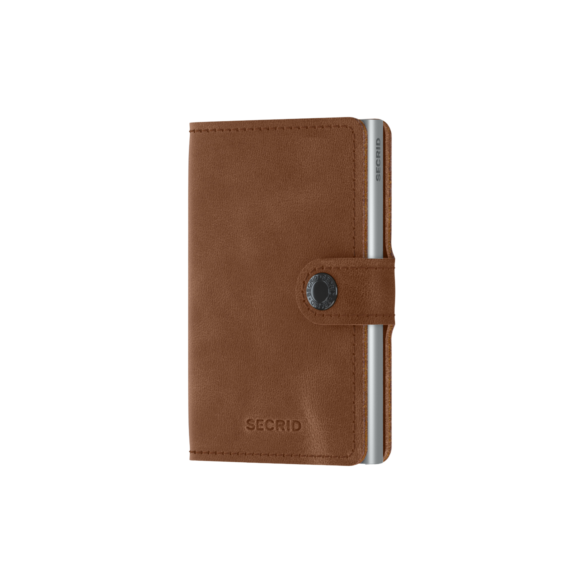Secrid - Miniwallet, vintage cognac/silver