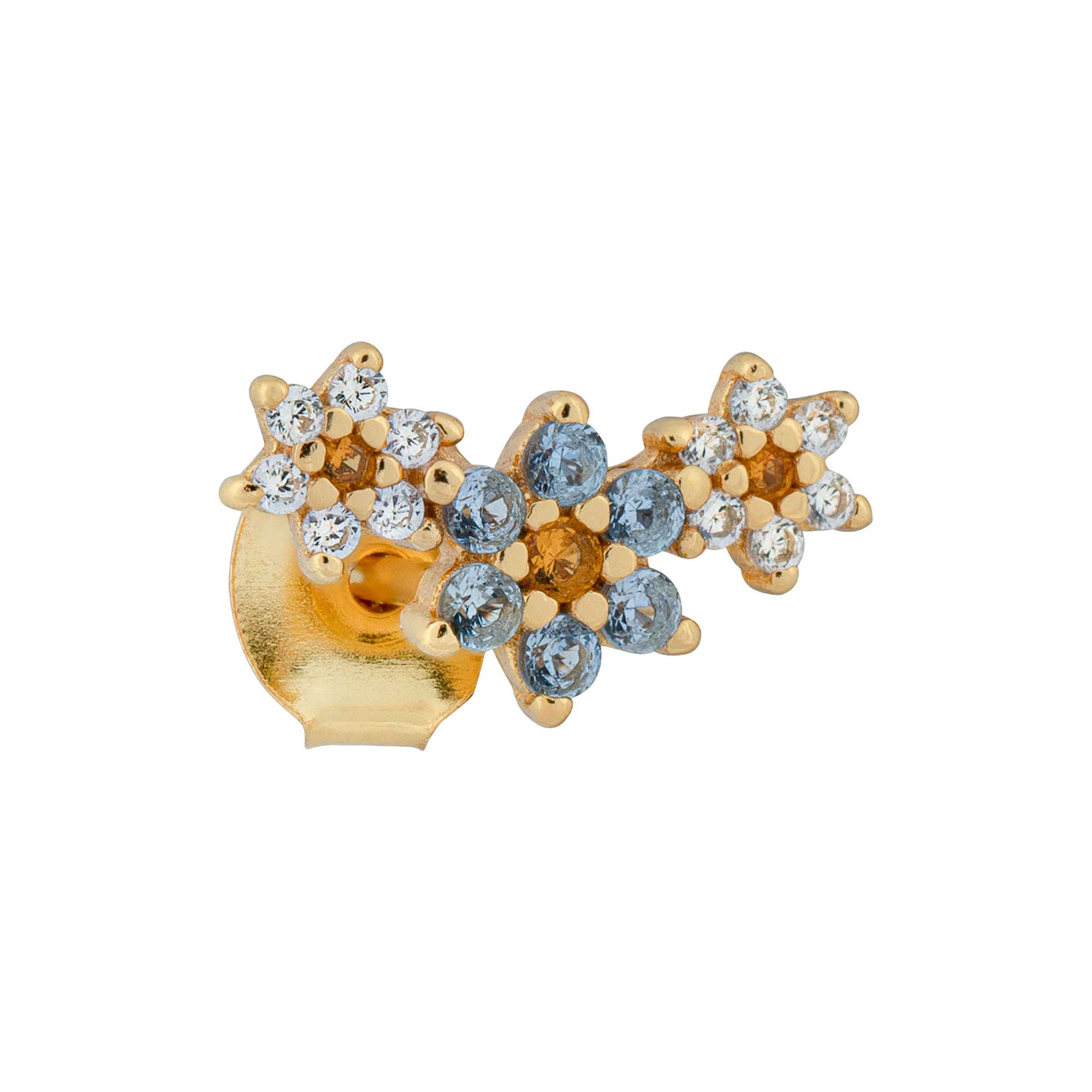 The Earring Shop - Trois Fleurs Stud