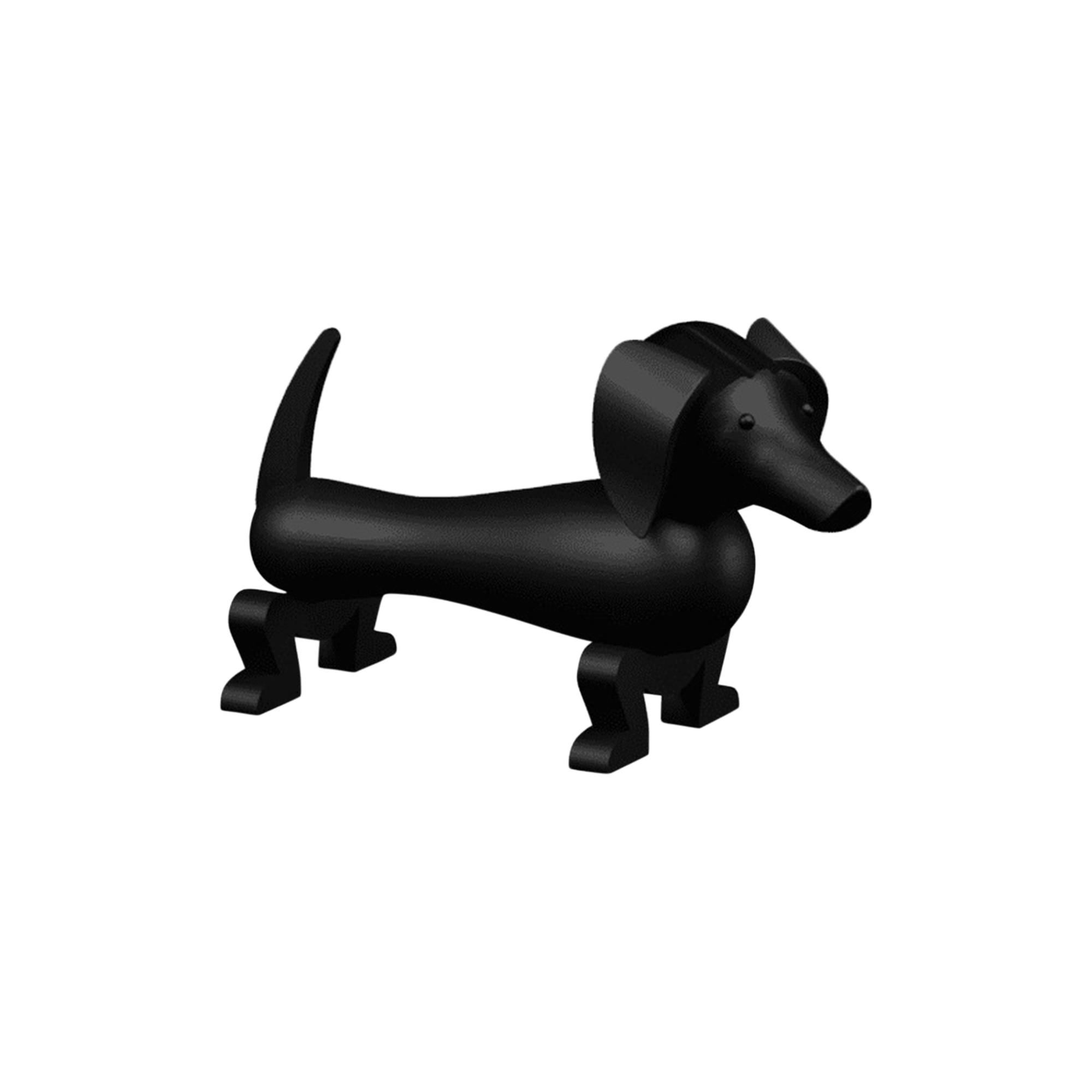 Kay Bojesen Denmark - Gravhund lille, mørk bejdset eg - Small