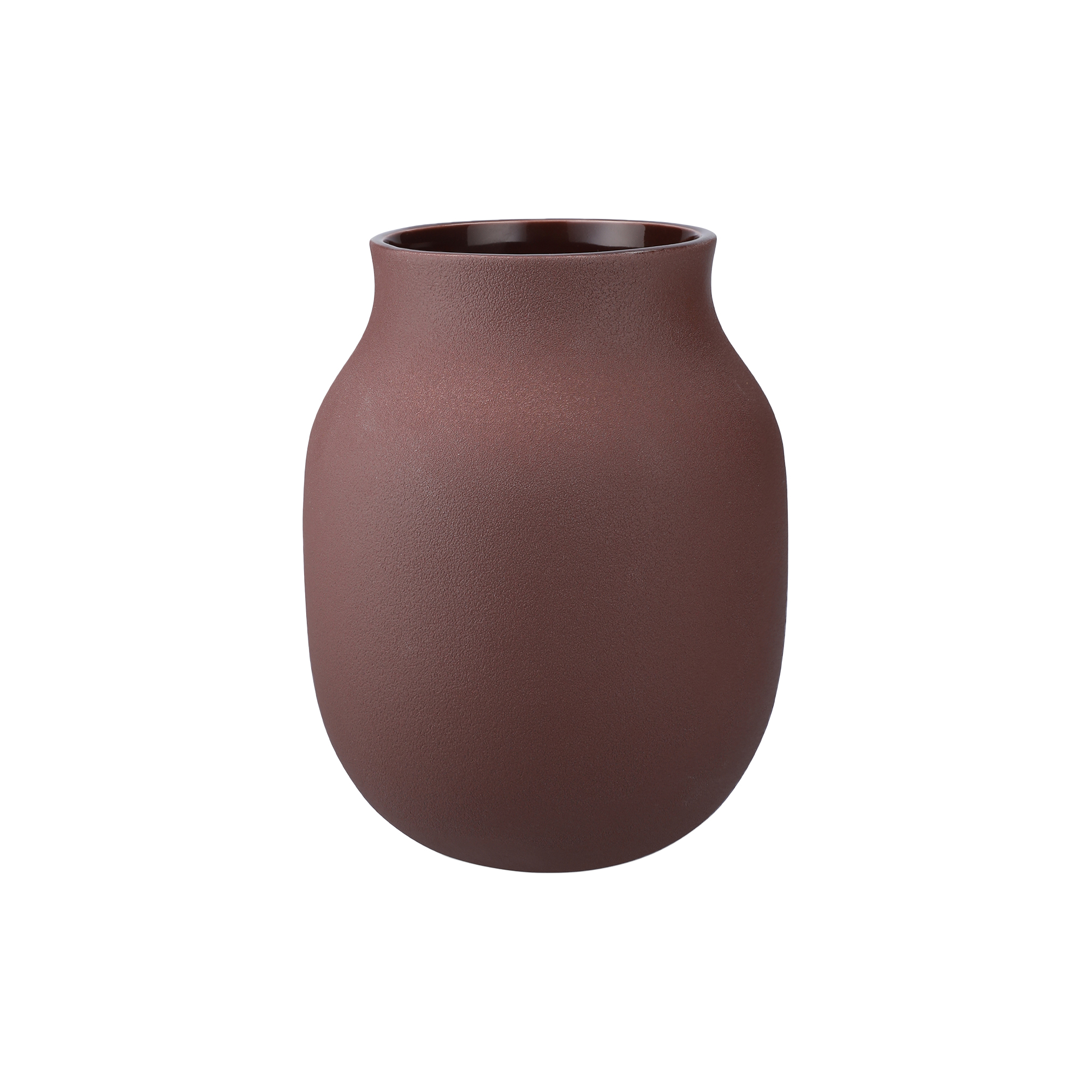Kähler - Studio Omaggio #1 Vase H 20 cm, bordeaux - H20 cm