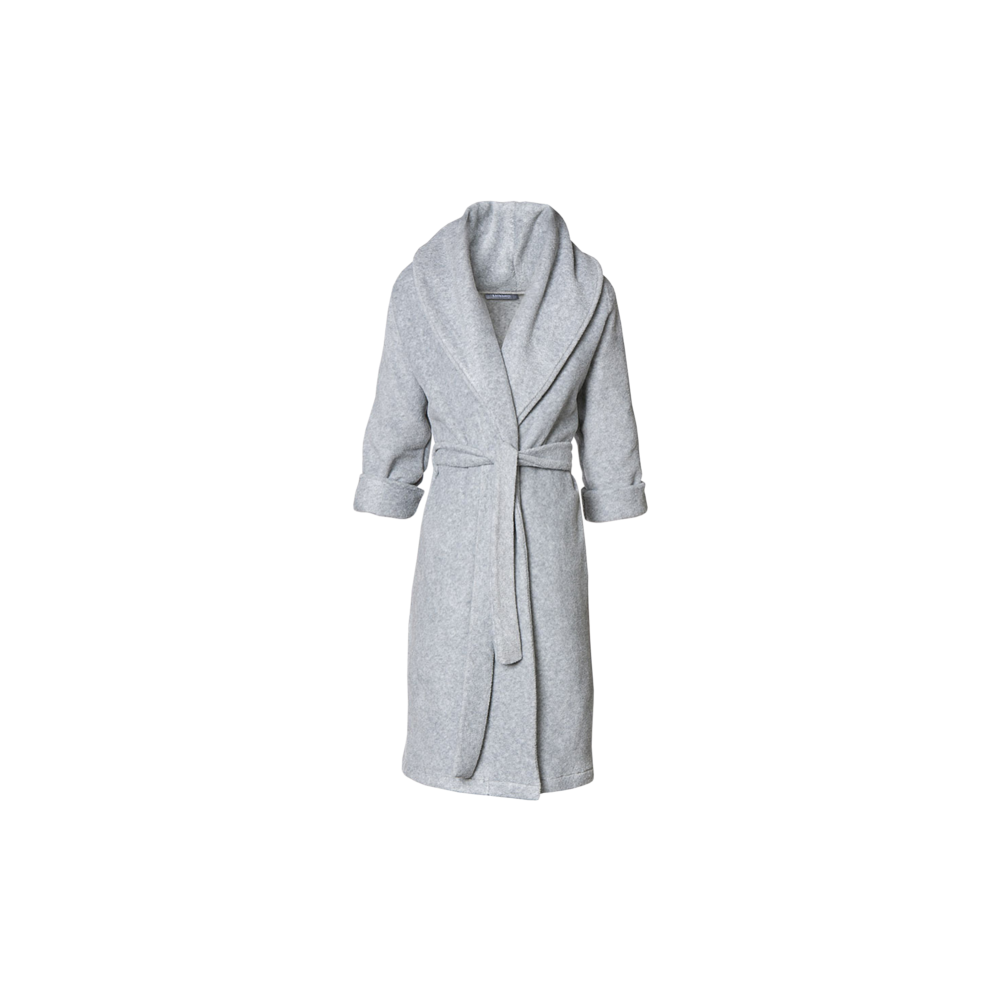Karmameju - MOUNT FUJI fleece bathrobe, light grey - Str. 3-4Y