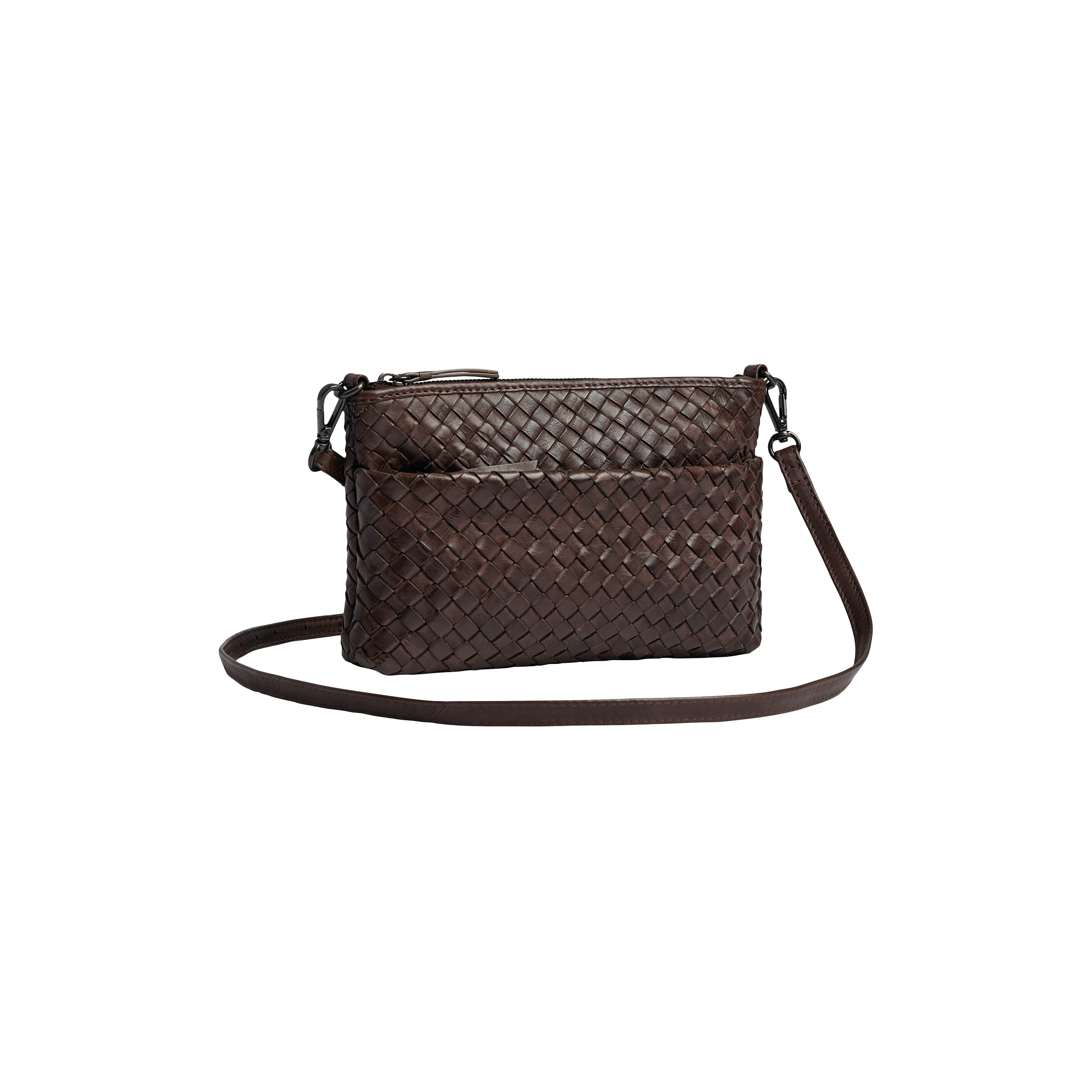 Markberg - KarimaMBG Crossbody Bag Weave, dark brown
