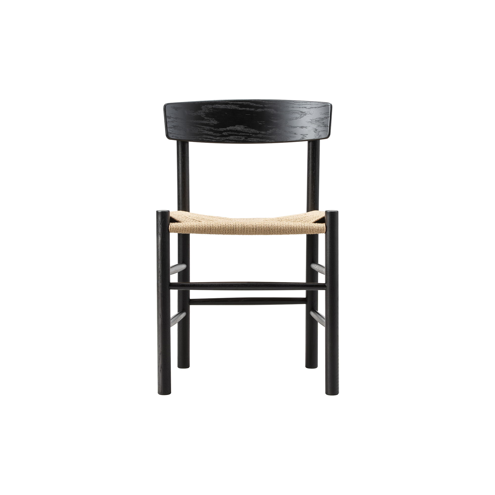 Fredericia Furniture - J39 Mogensen stol, sortlakeret eg/natur