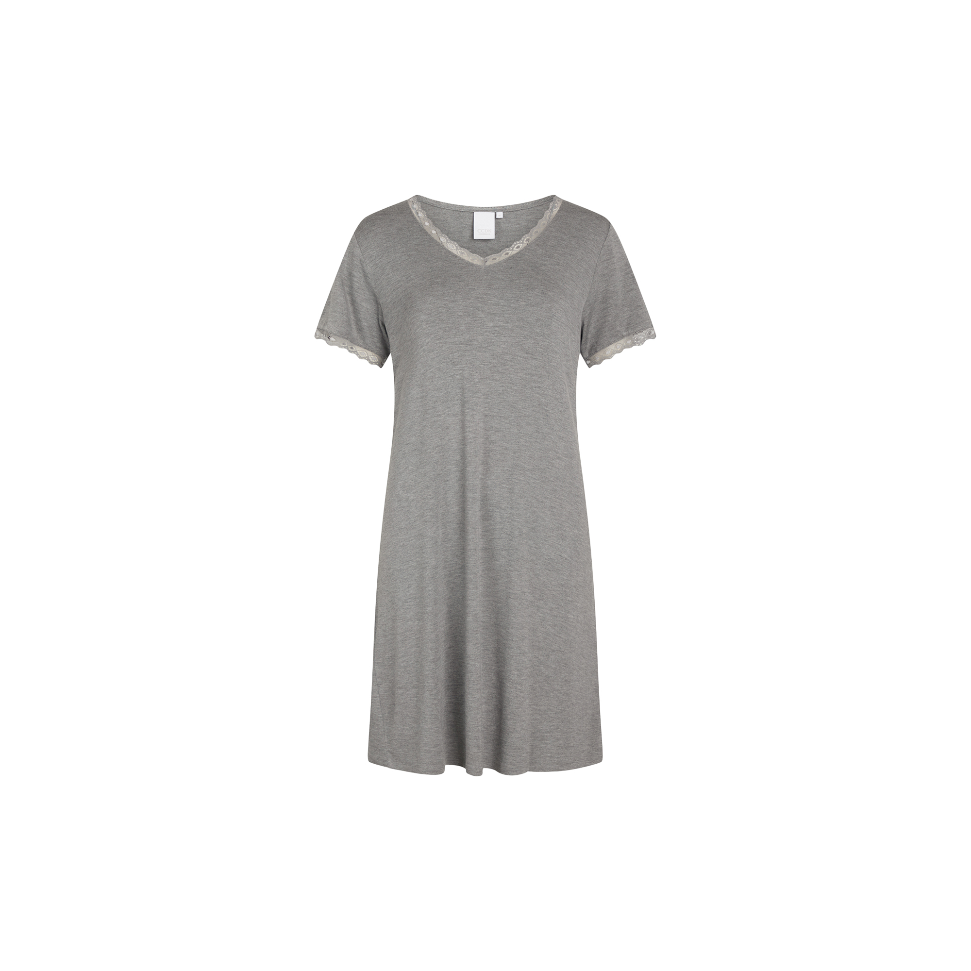 CCDK Copenhagen - Jacqueline Shortsleeved Dress, grey melange - Str. XS