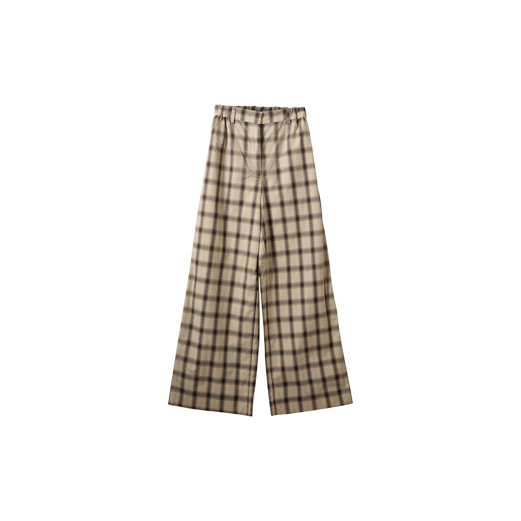 Sofie Schnoor - ReineSW Check Wide Leg Trousers, grey check - Str. 40