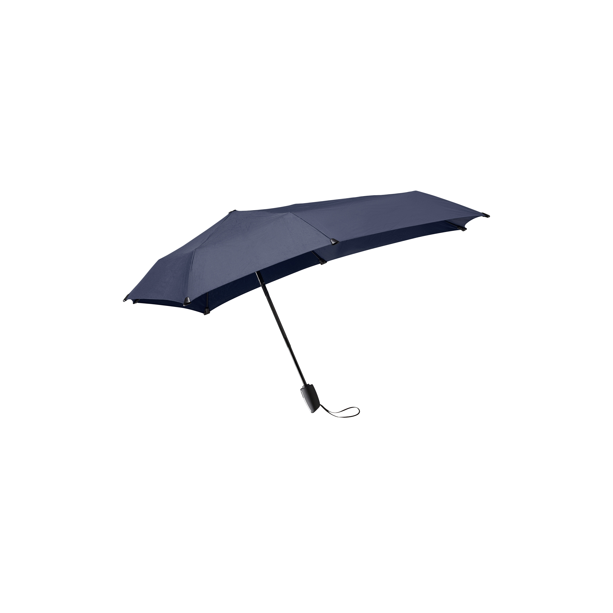 Senz - Mini automatic foldable storm umbrella, midnight blue - 91x91 cm