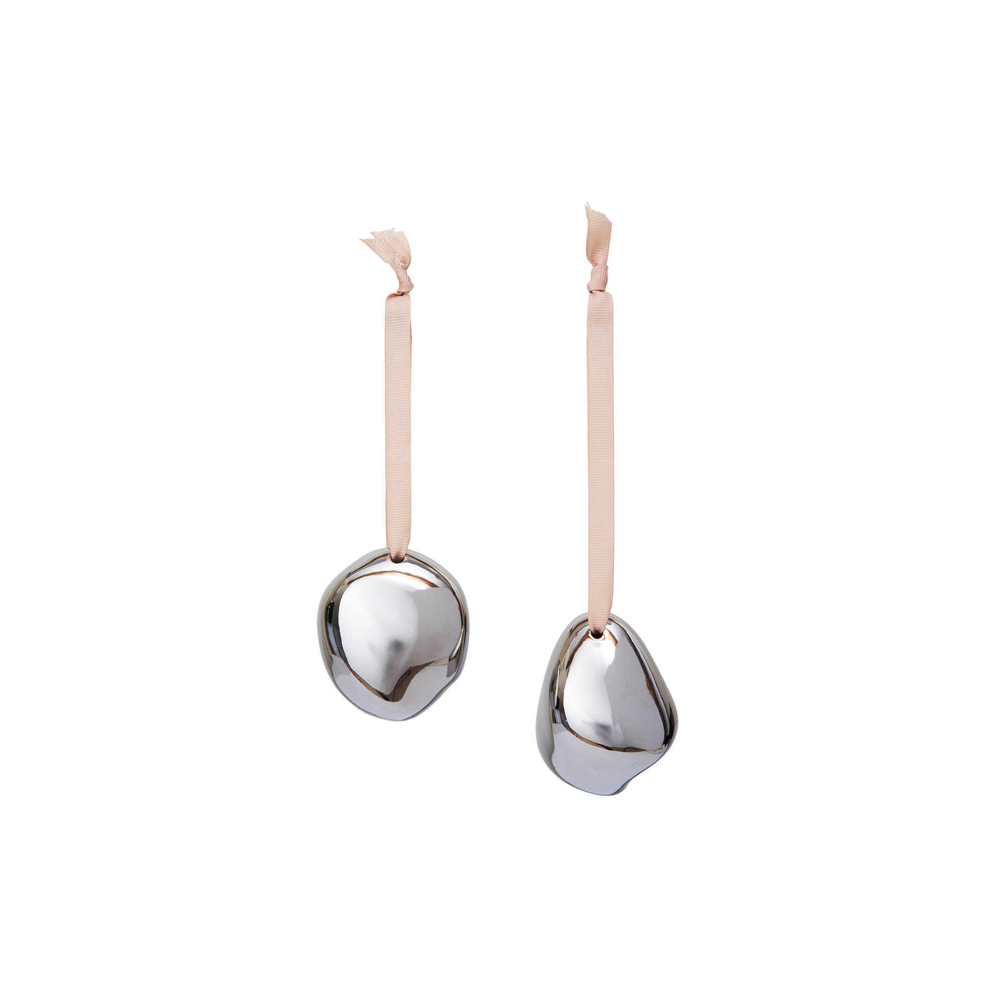 Ferm Living - Bellure Baubles Set., silver