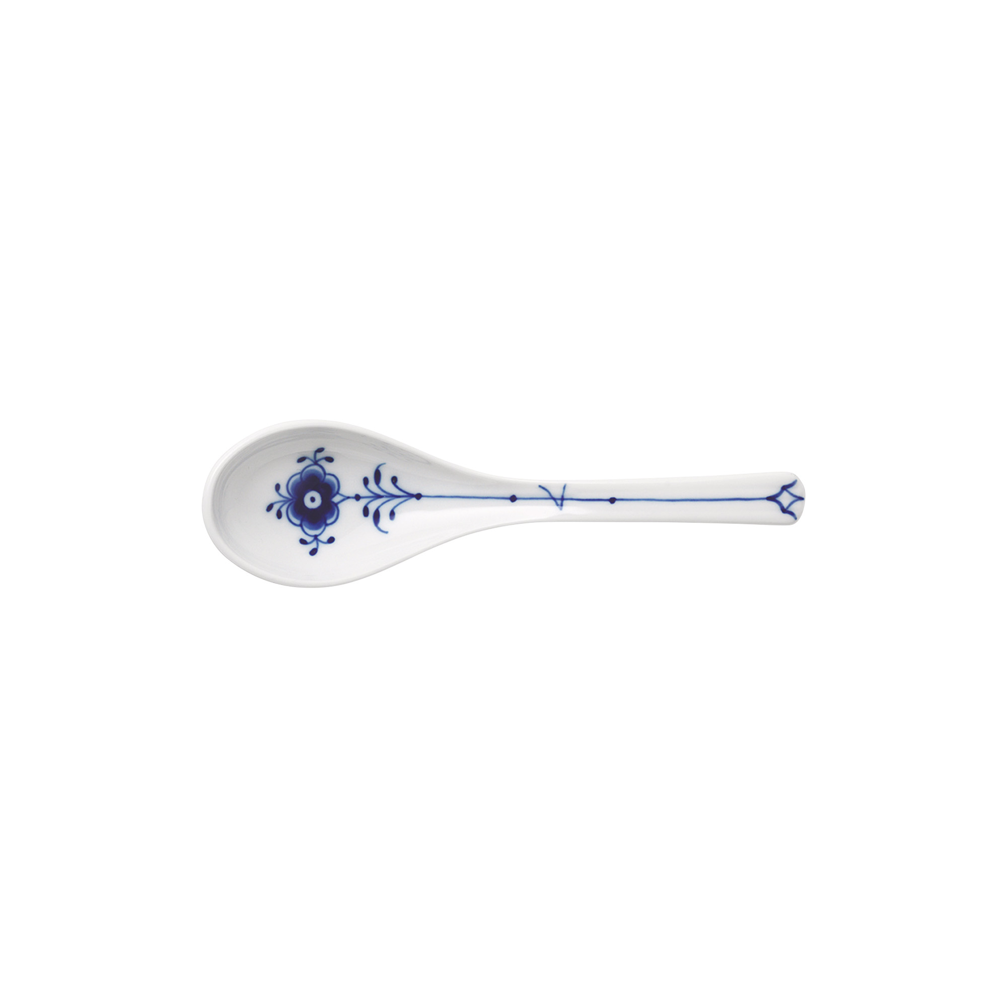 Royal Copenhagen - Musselmalet Riflet ske 15 cm
