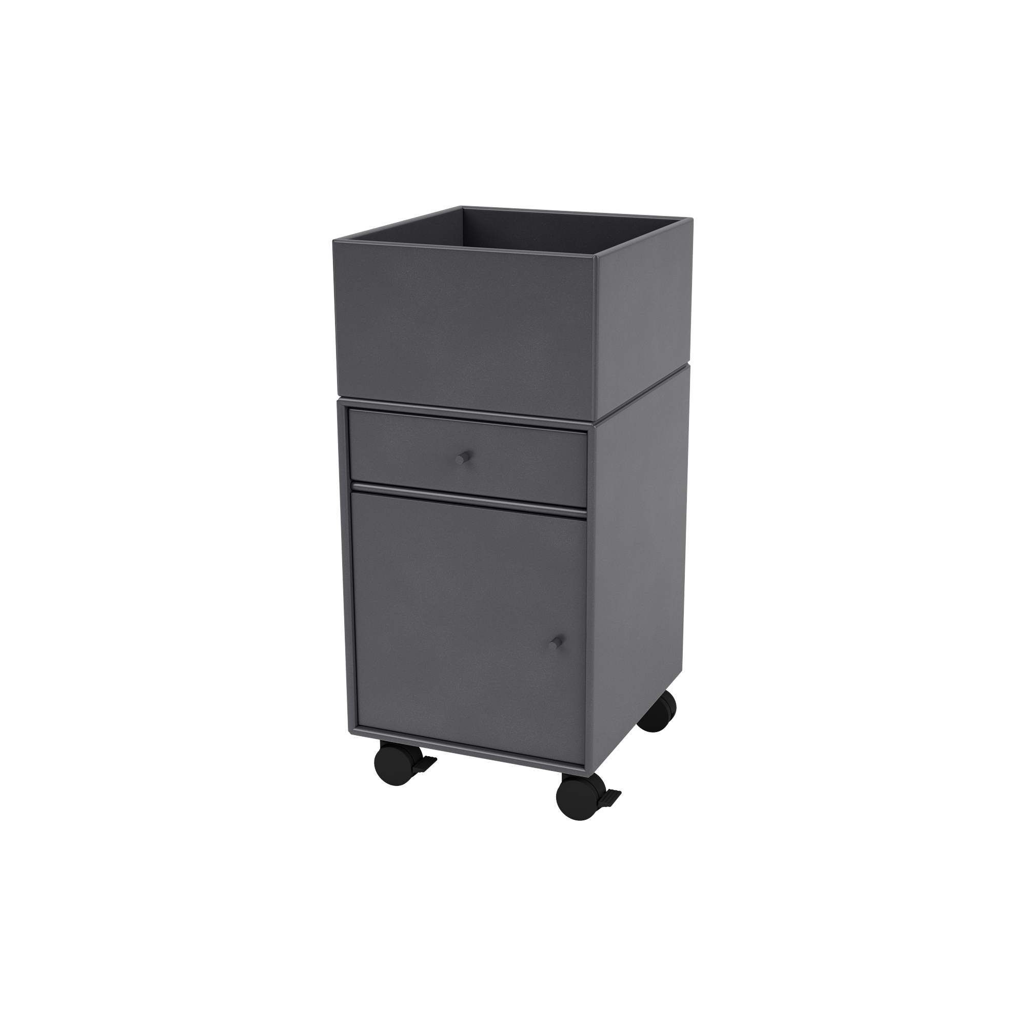 Montana Furniture - RUNNER opbevaring på hjul, 36 coal