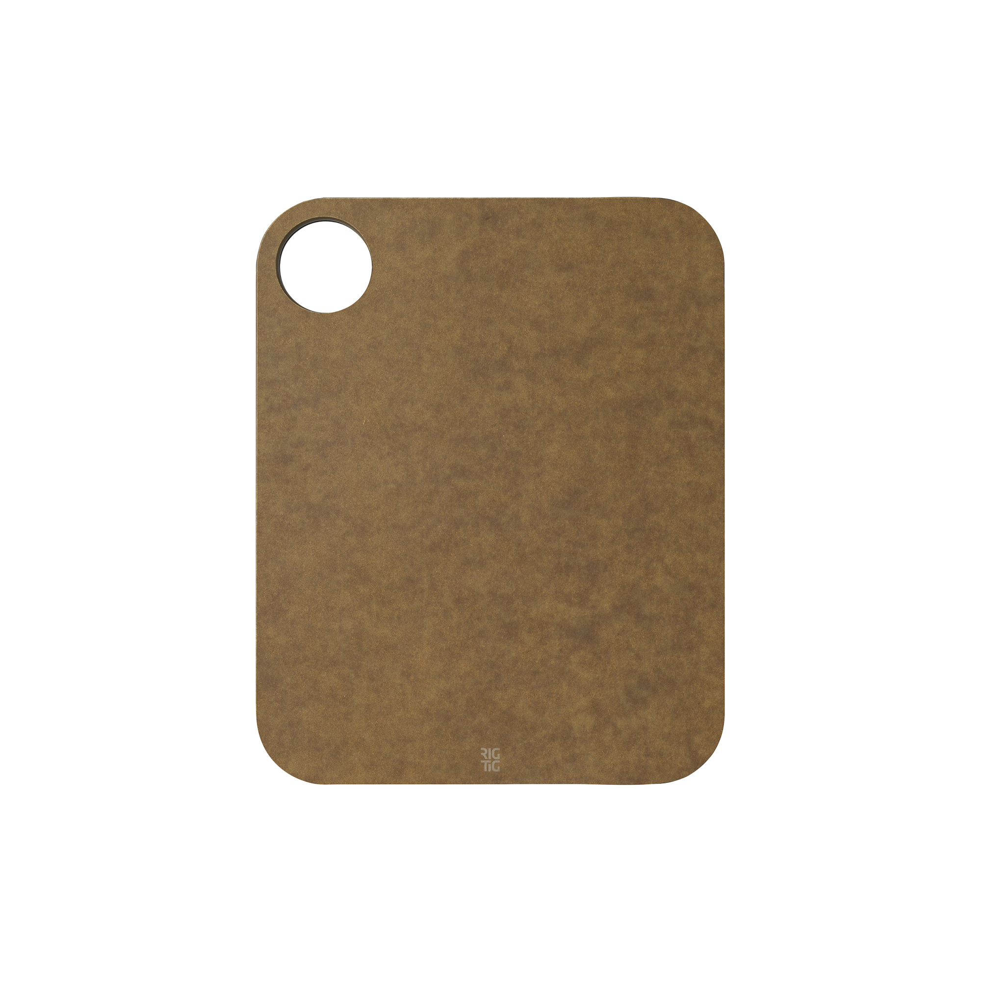RIG-TIG - CUT-IT skærebræt, brown - 18.7x23.5 cm