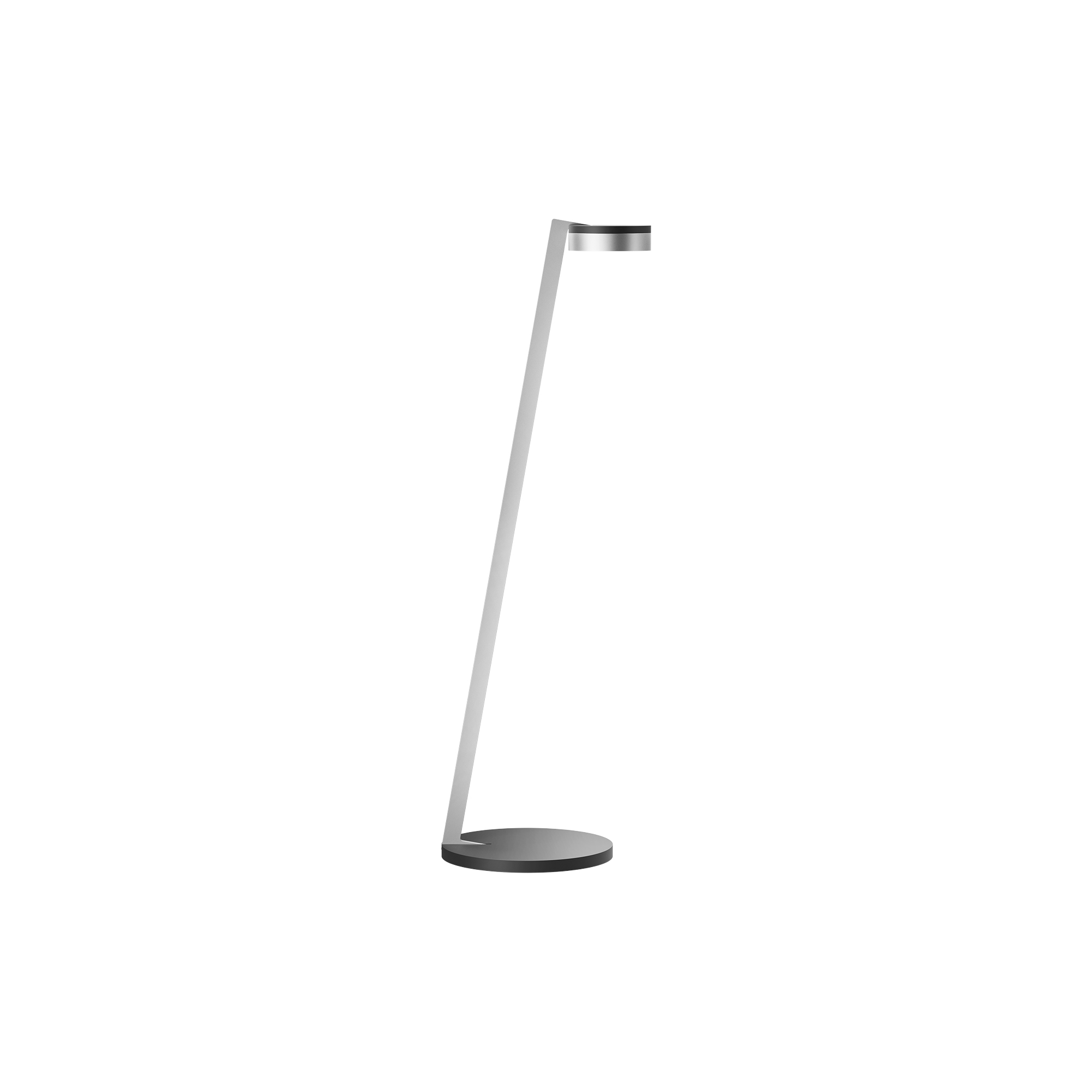LIGHT-POINT - BLADE F1 SLIM gulvlampe, matt black/satin silver - H: 130,5 x B: 23 x D: 5,5 cm.