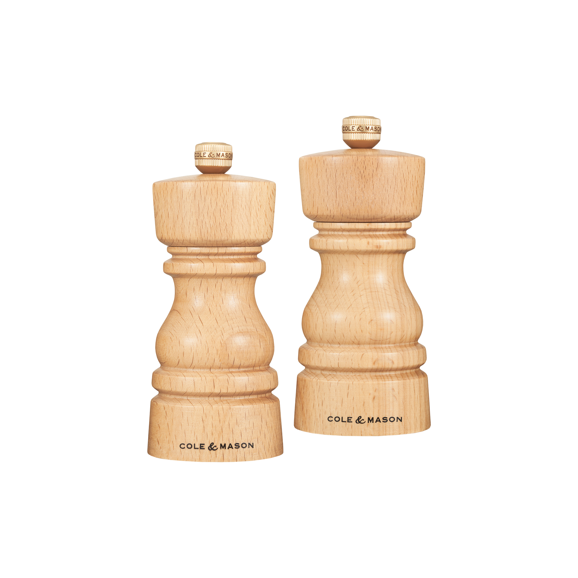 Cole & Mason - London Salt and pepper set, natur - H13 cm