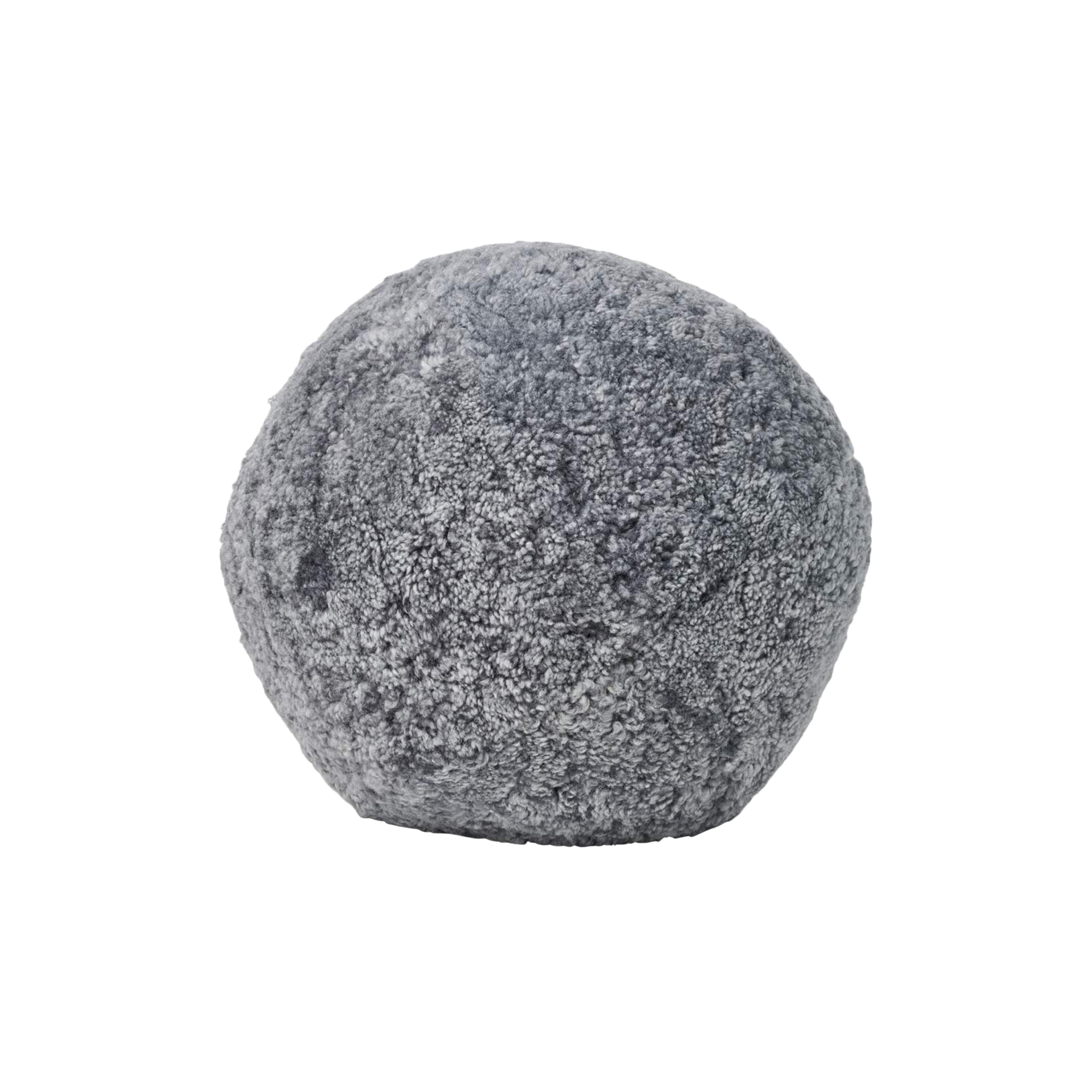 NATURES Collection - Angelite Round pude, light grey - Ø 30 cm.