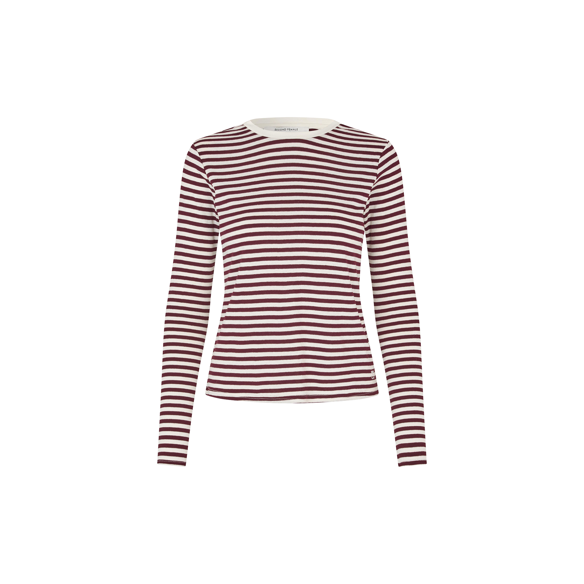 Second Female - Alvilda O-Neck Tee, fudge - Str. S