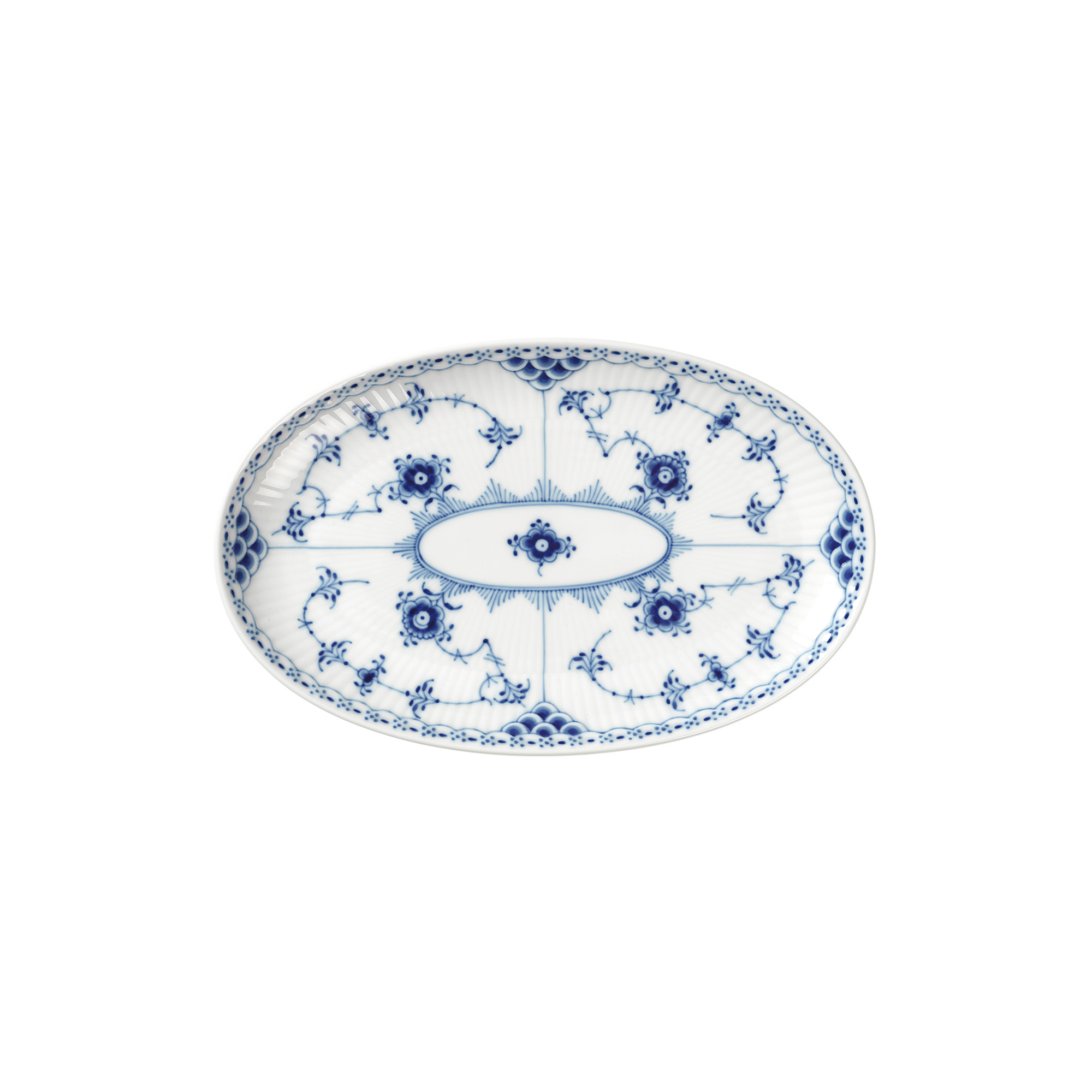 Royal Copenhagen - Musselmalet Halvblonde asiet 23,5 cm