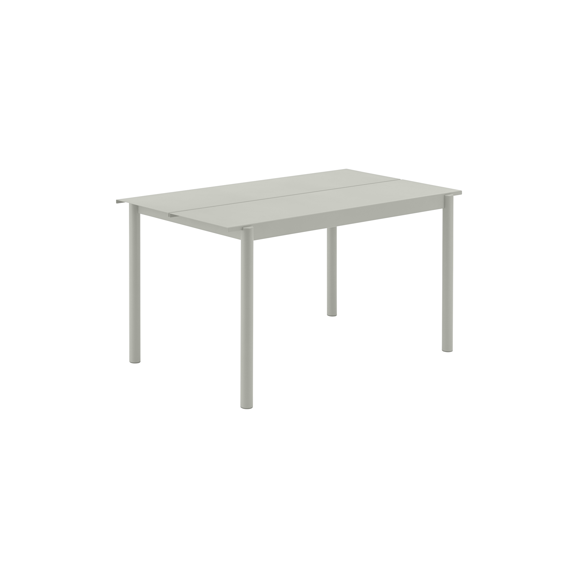 Muuto - Linear Steel Table, grey - 140x75