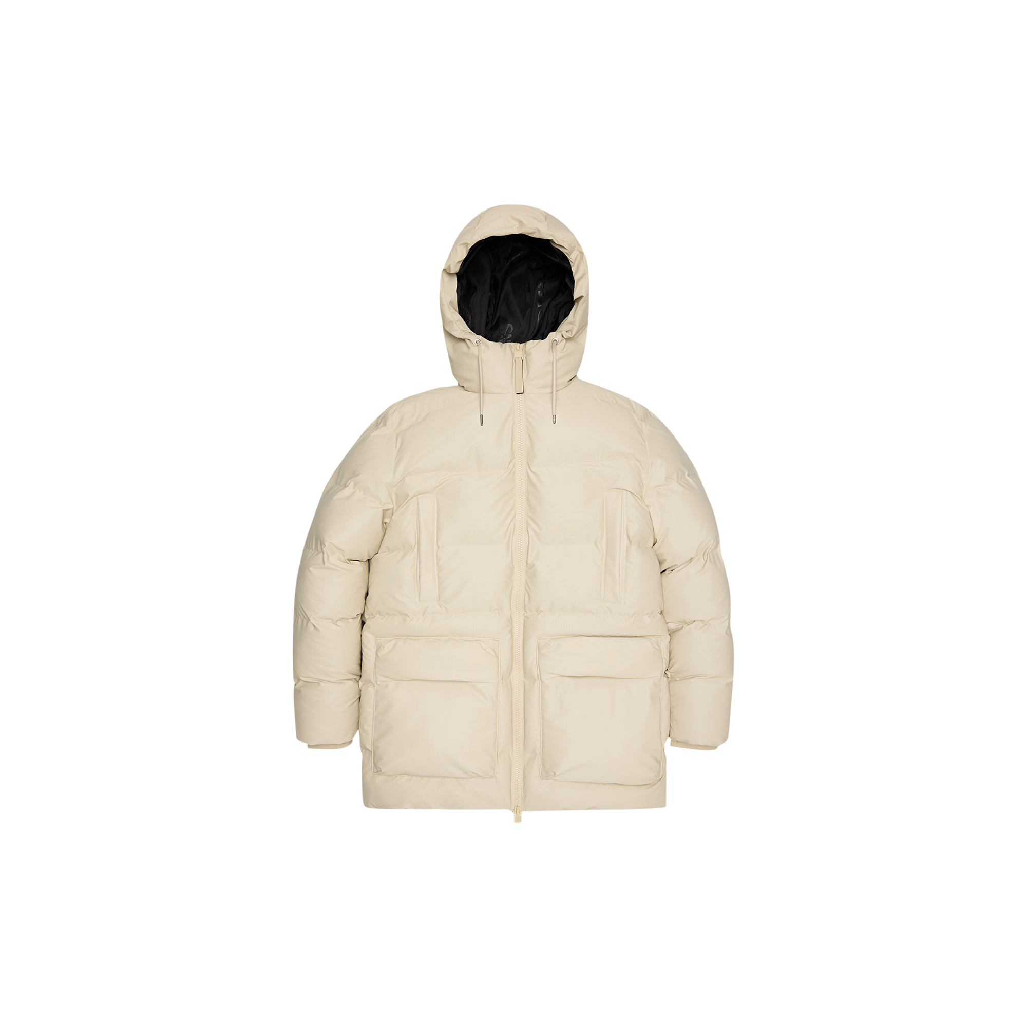 Rains - Alta Long Puffer Cargo Jacket, dune grain - Str. S