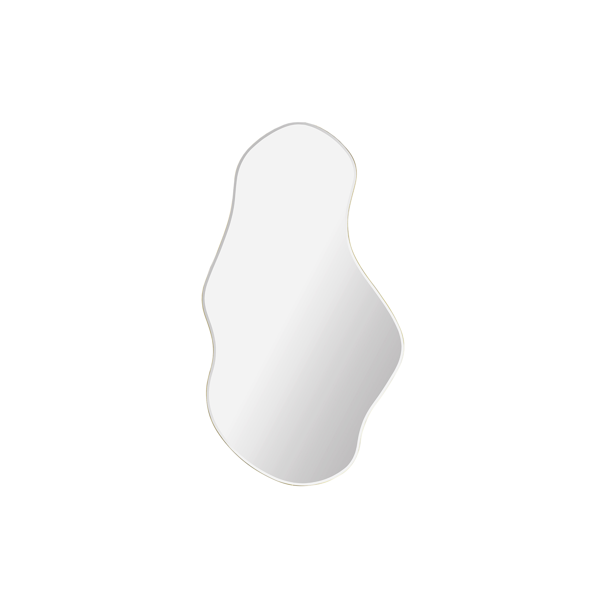 Ferm Living - Pond Mirror Large, brass - Large