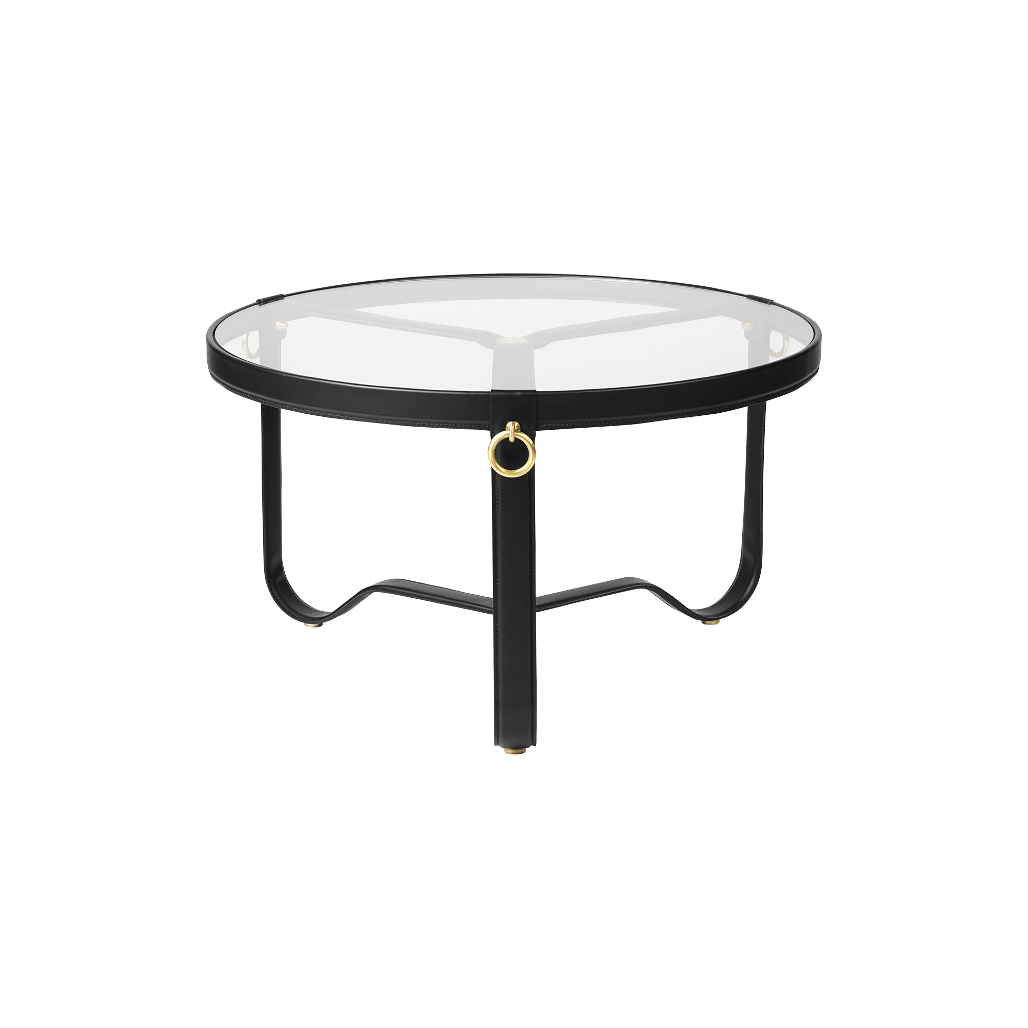 GUBI - Adnet Coffee Circular Table, black - Ø70 cm