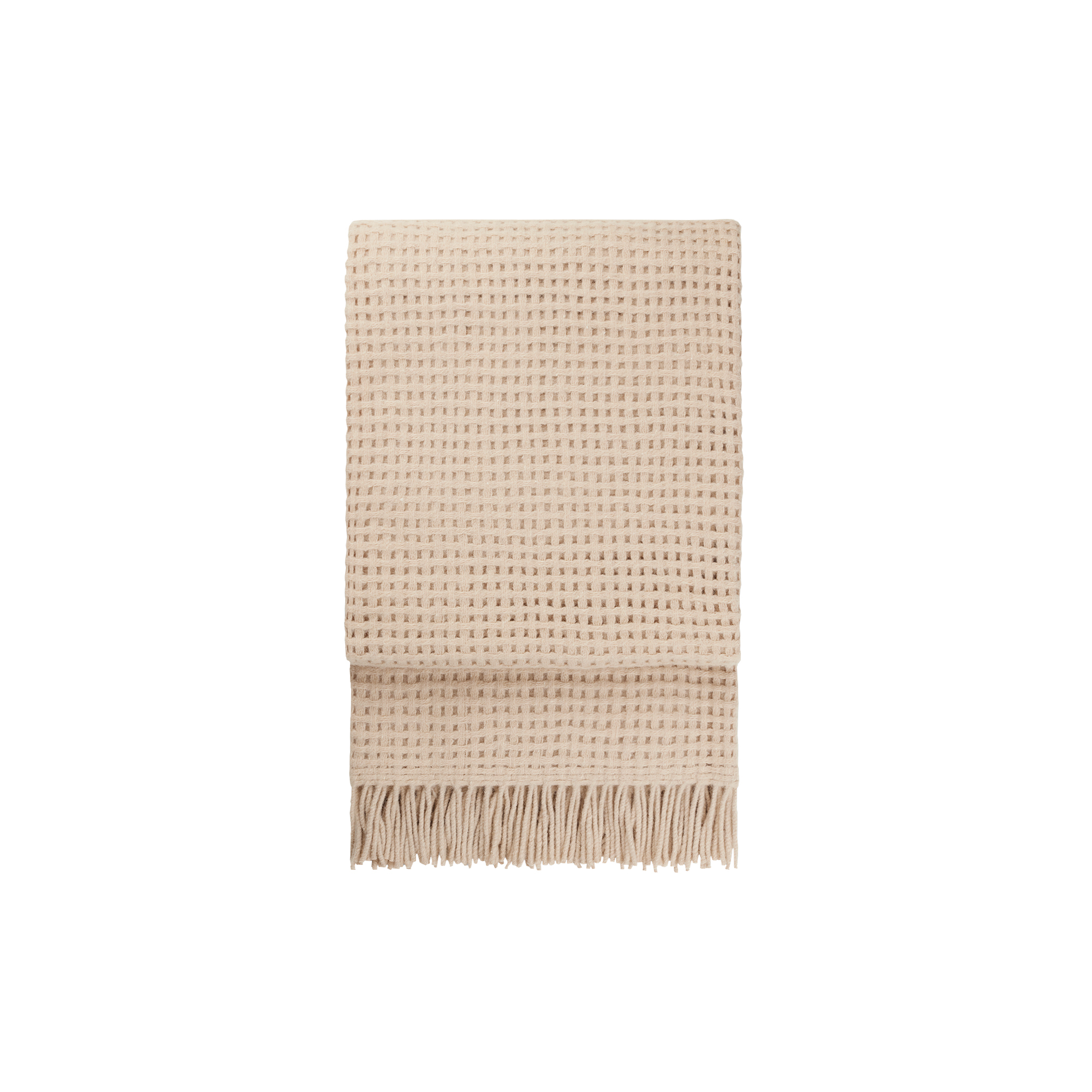 ELVANG - Basket plaid, beige