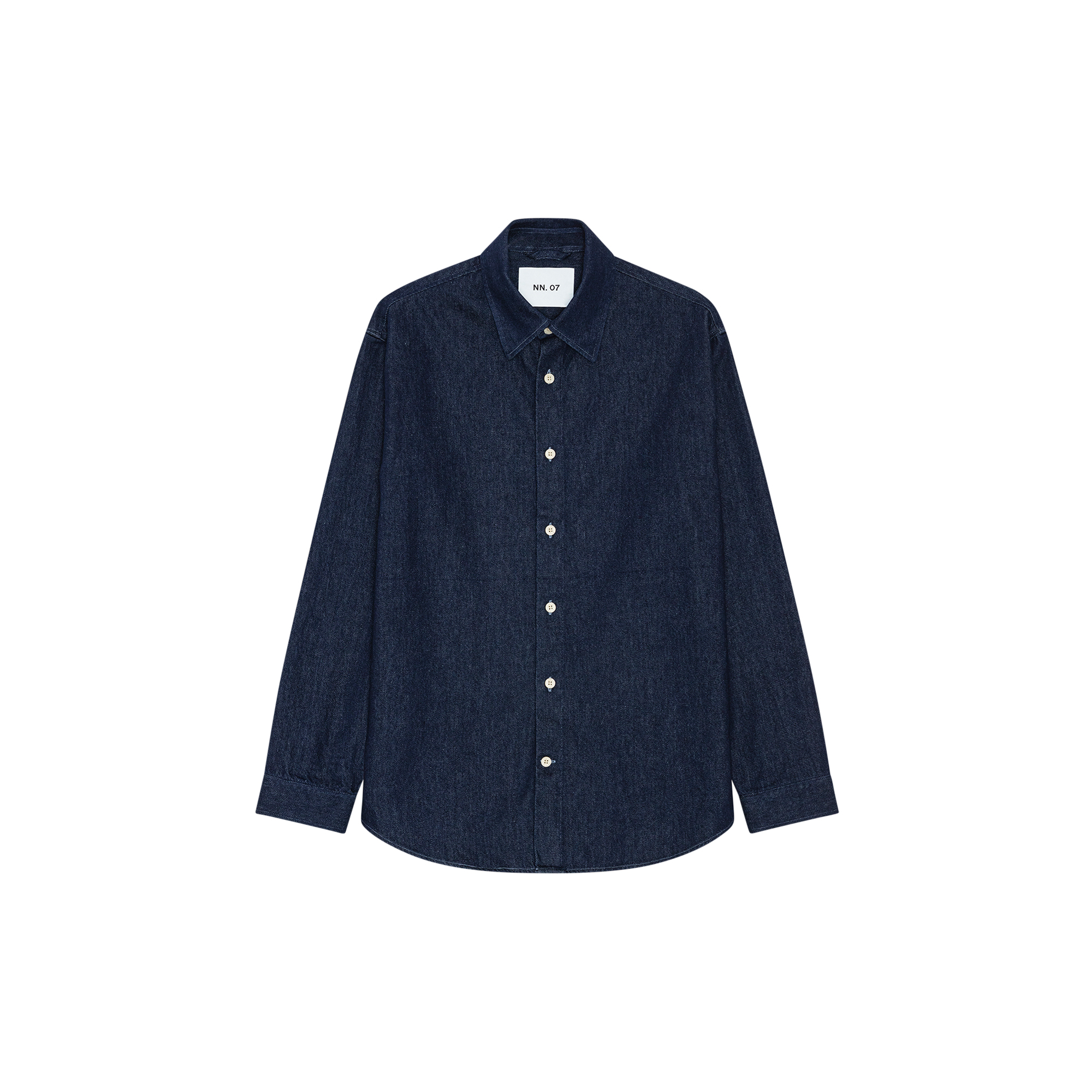 NN.07 - Casper Shirt, dark rinse denim - Str. L
