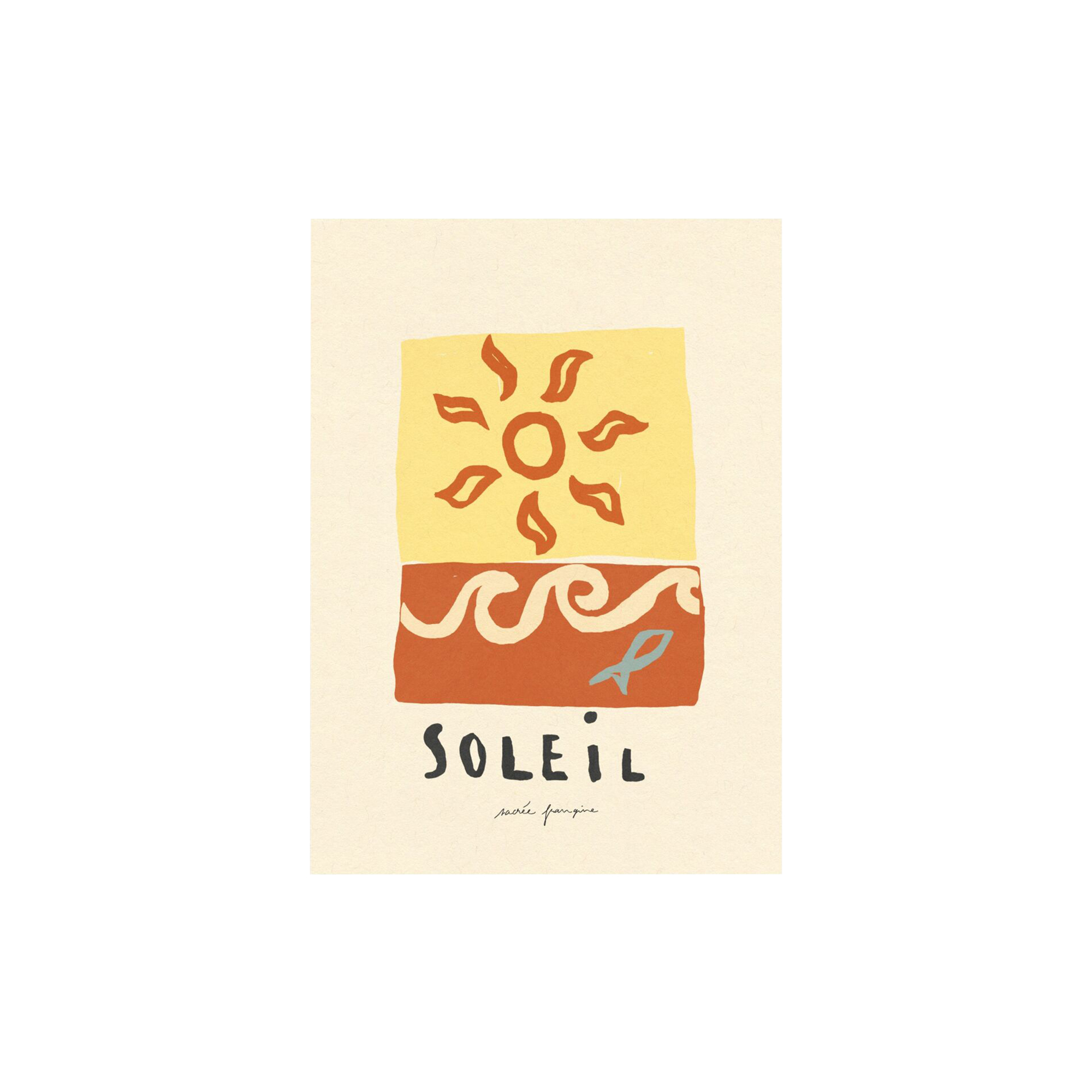 Poster & Frame - Soleil - A4