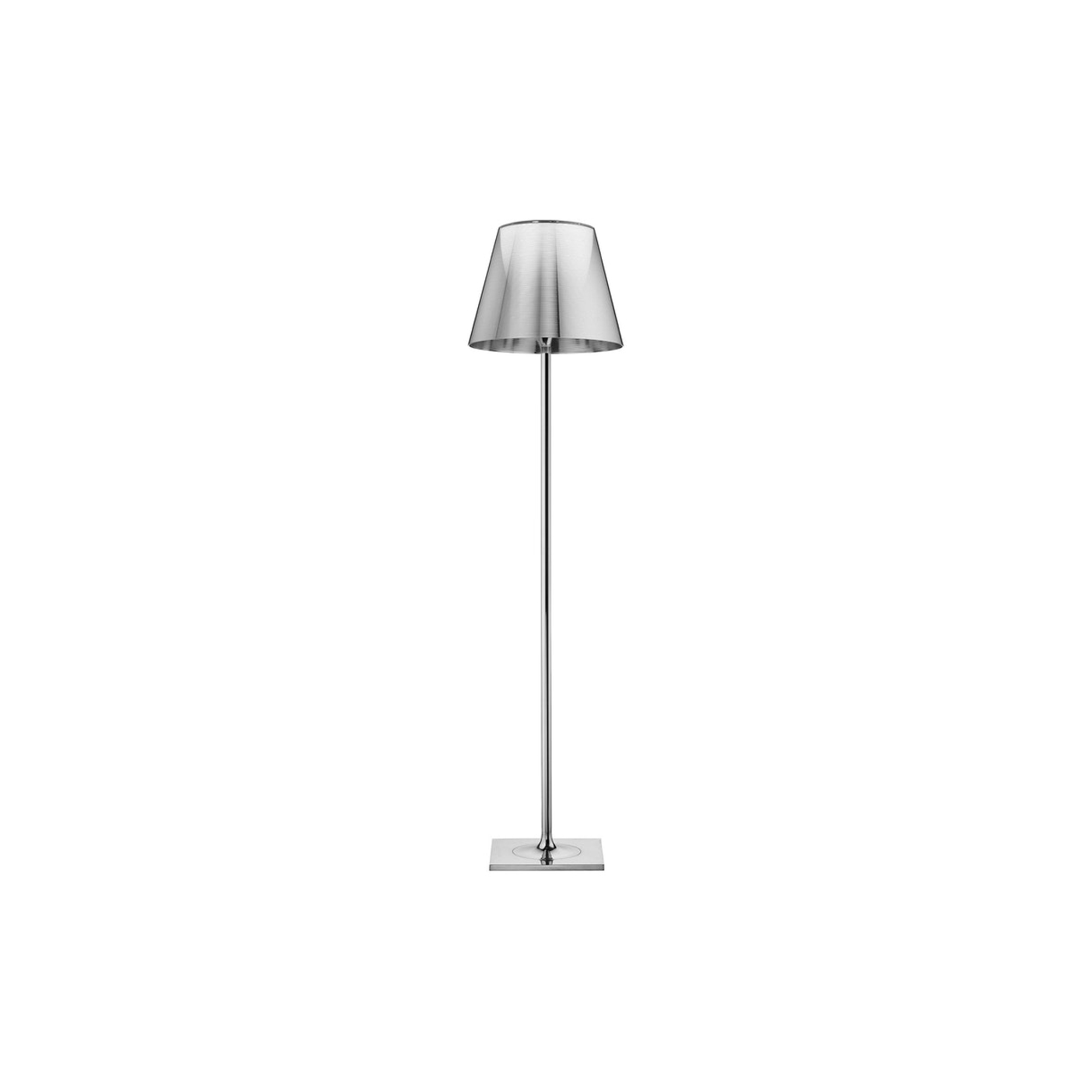 Flos - Ktribe F2 gulvlampe, aluminiseret sølv