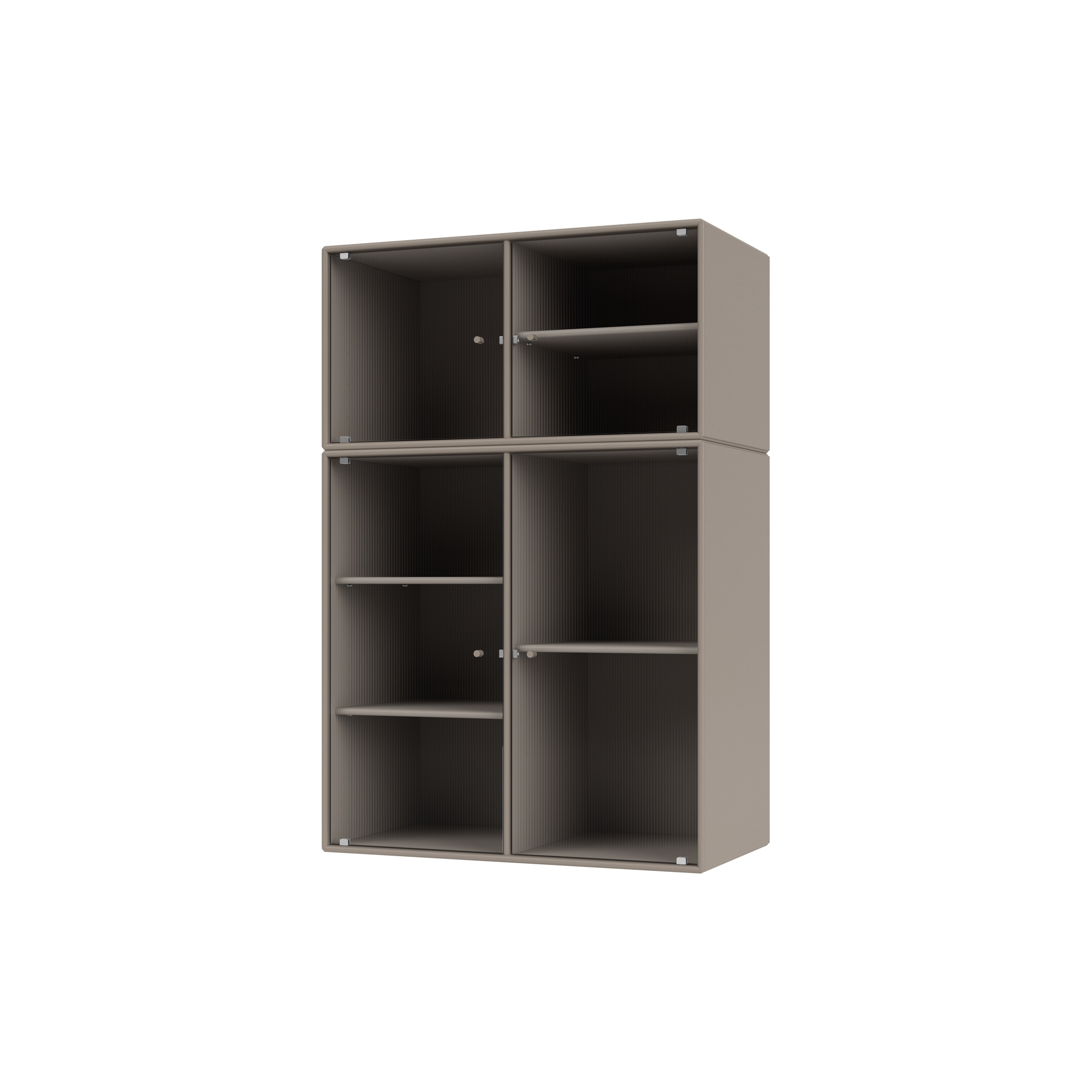 Montana Furniture - RIPPLE III vitrineskab, 141 truffle